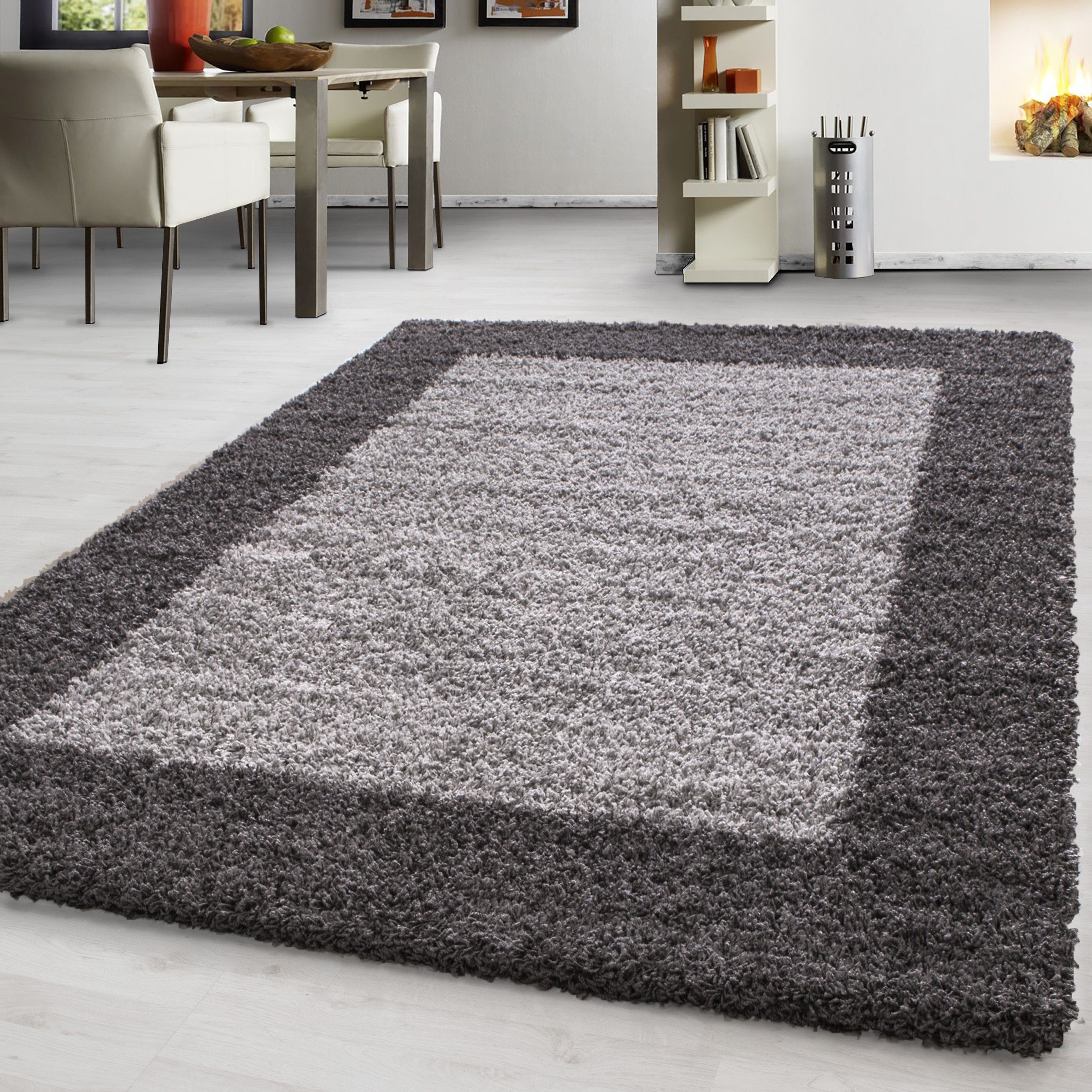 Teppium Teppich Bordüre Design, Rund, Höhe: günstig online kaufen
