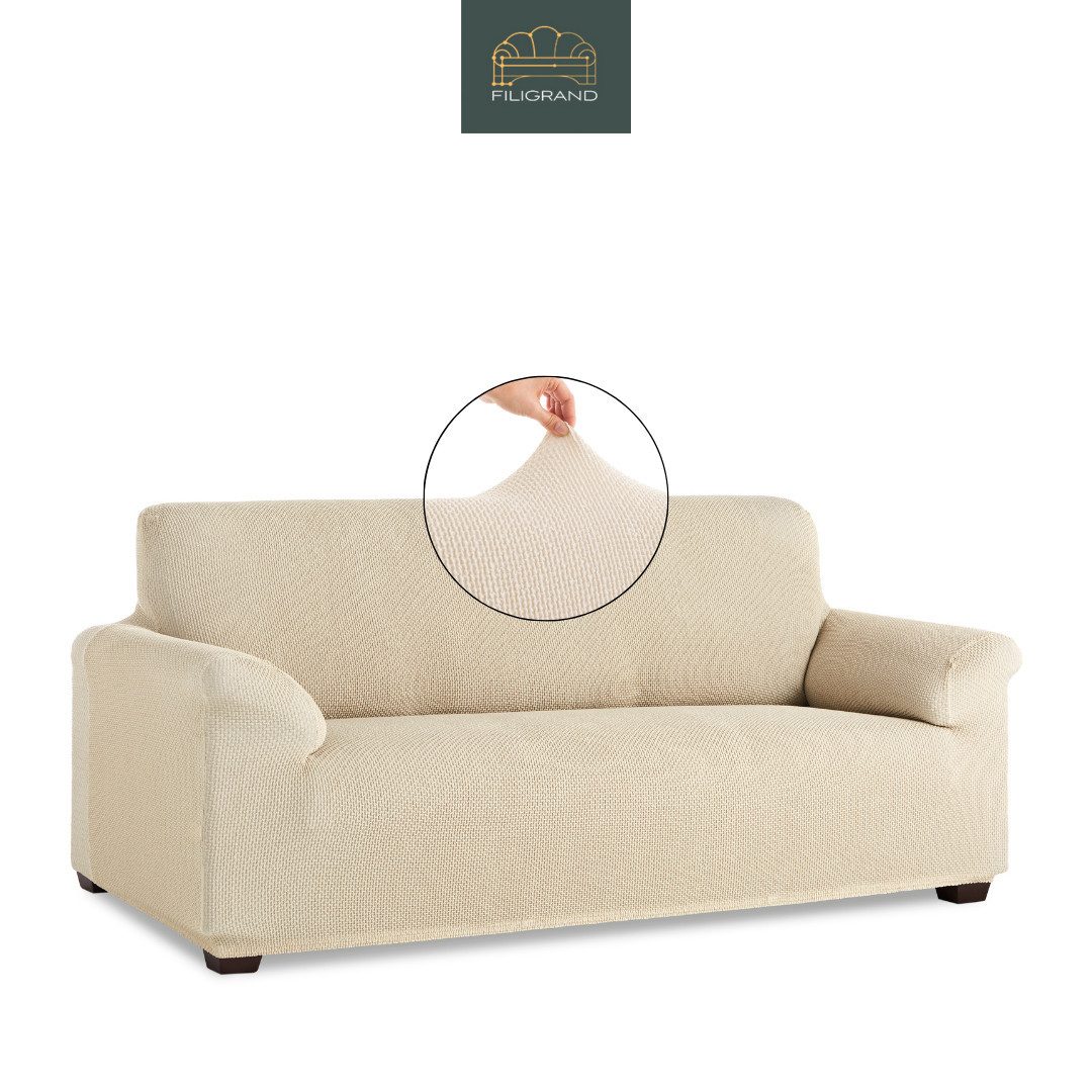 Belmarti Sofahusse Elastischer Sofabezug, hergestellt in Spanien, elastisches Material, hochwertiger und langlebiger Baumwollmix