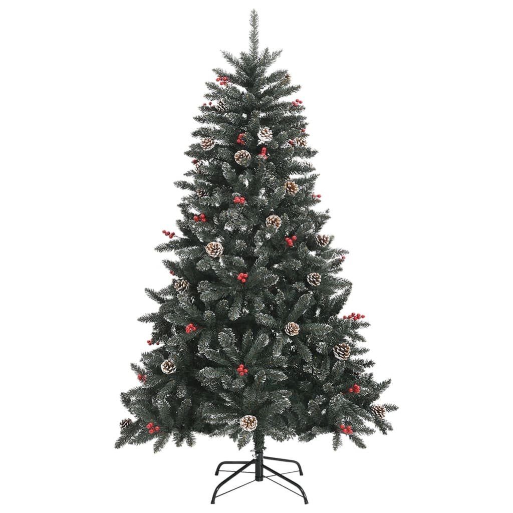 PVC mit cm Grün Weihnachtsbaum 120 Ständer furnicato Künstlicher