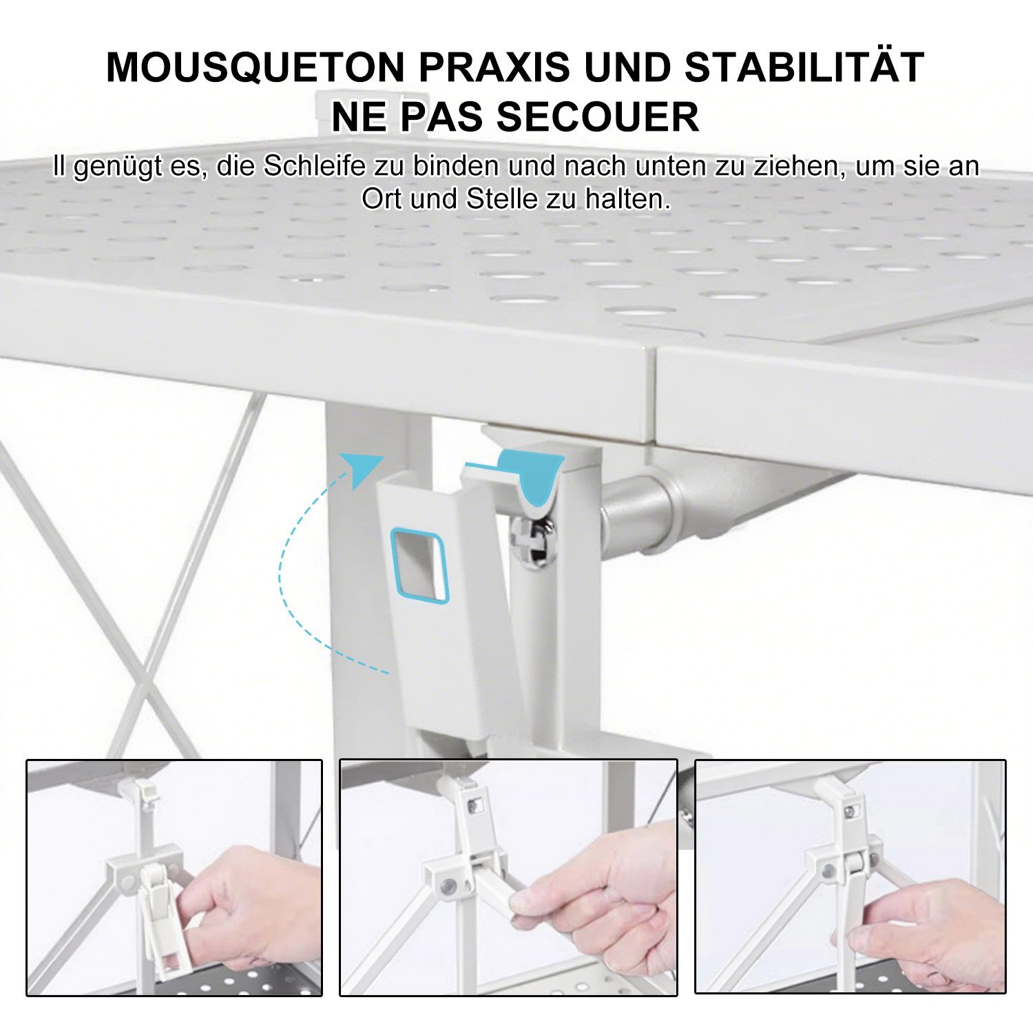 FOXSPORT Standregal mit Rollen, 1er-Packung, Komplett-Set, Traglast von 20 kg pro Ebene, mit 5 Ablagen, Schwerlastregal, Küchenregal, 72x37x163cm