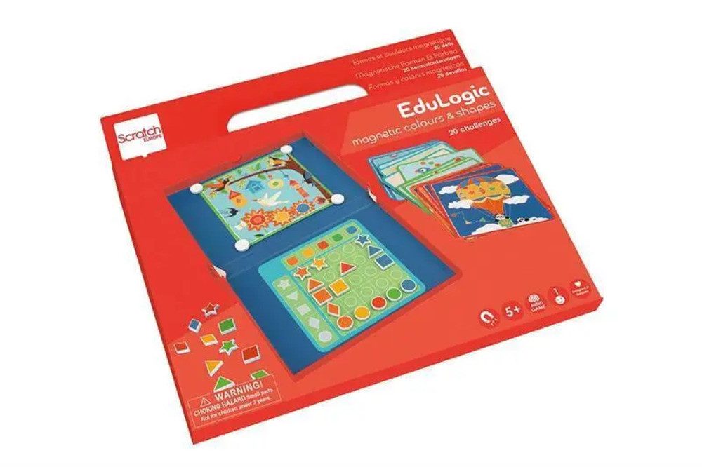 SCRATCH Spiel Magnet Lernspiel Farben/Formen Sortieren (Kinderspiel)