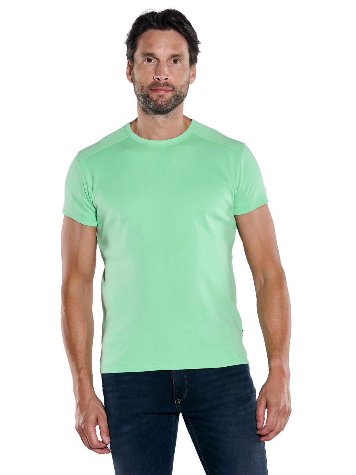 Engbers T-Shirt engbers Herren Basic-Shirt "My Favorite" organic, Hellgruen günstig online kaufen