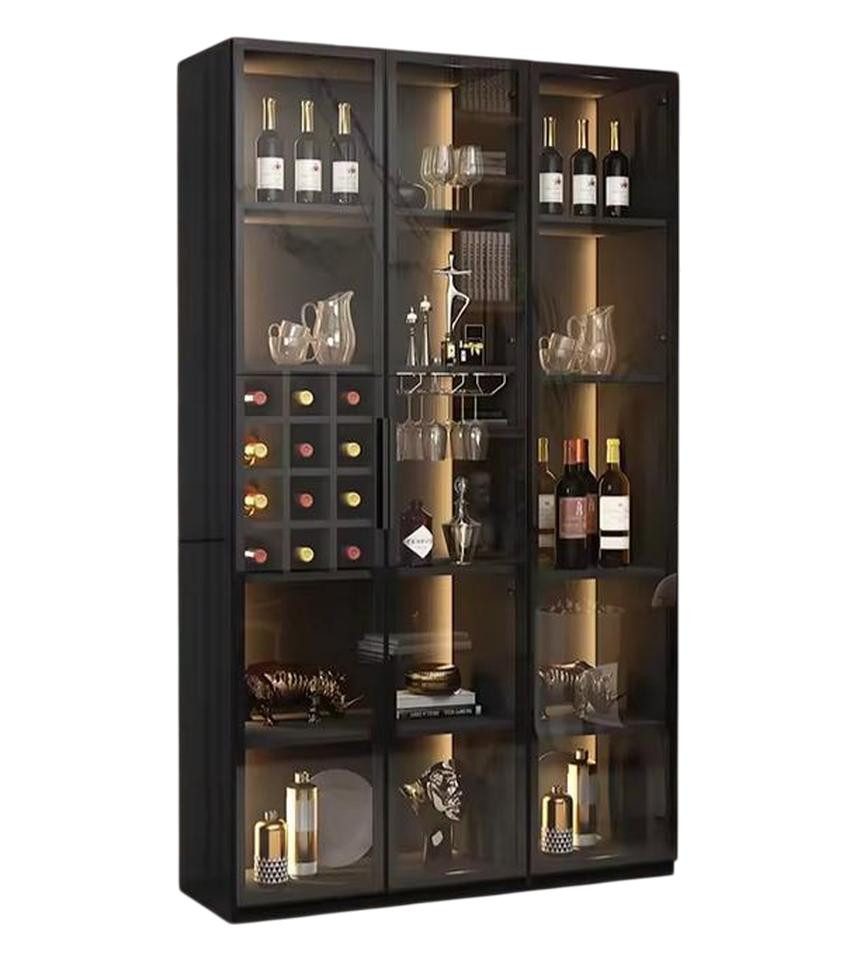 Weinschrank Weinschrank Weinvitrine Flaschenregal als Weinmöbel