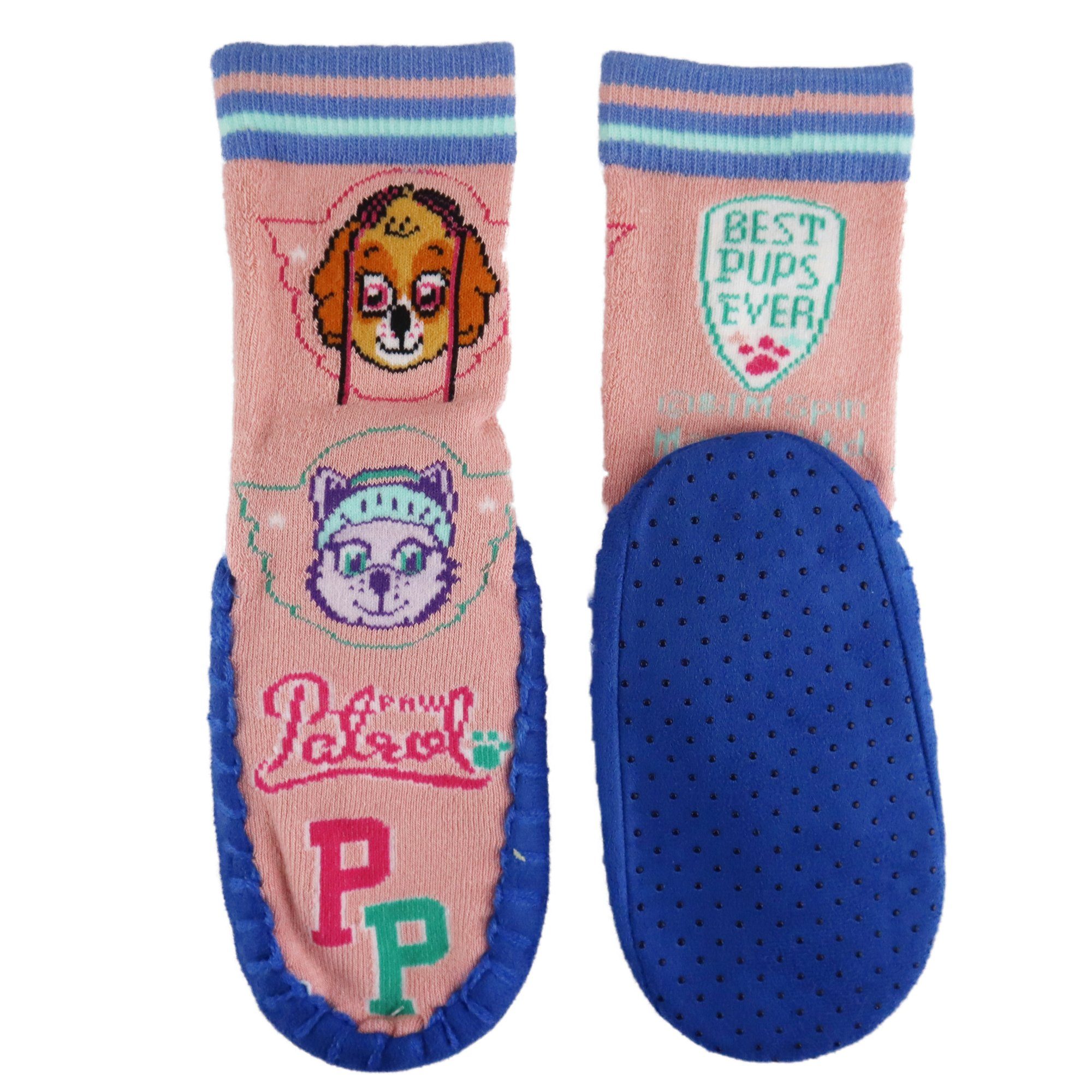 PAW PATROL ABS-Socken Paw Patrol Skye Everest Kinder Mädchen anti rutsch Носки Gr. 23 bis 28
