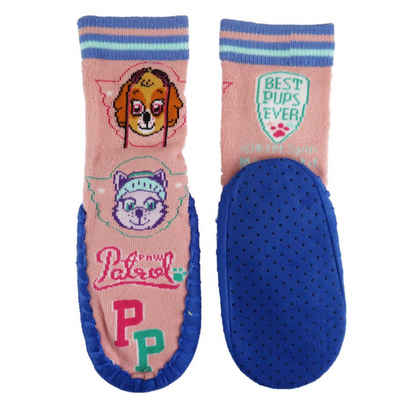 PAW PATROL ABS-Socken Paw Patrol Skye Everest Kinder Mädchen anti rutsch Socken Gr. 23 bis 28