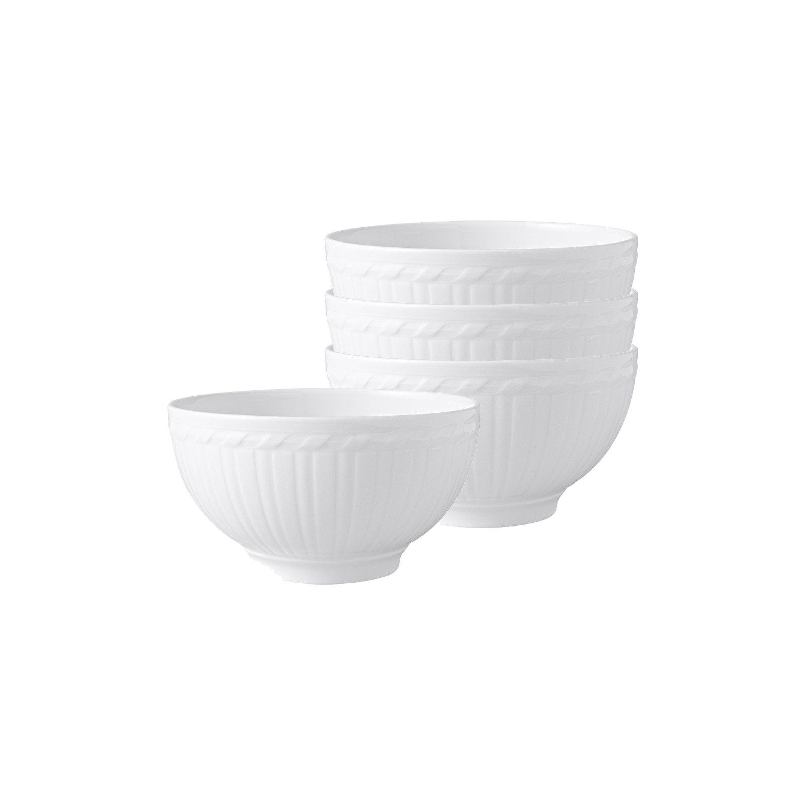 Villeroy & Boch Schale Cellini Bols ø 14,3 cm 4er Set, Porzellan, (4 Schalen, 4-tlg)