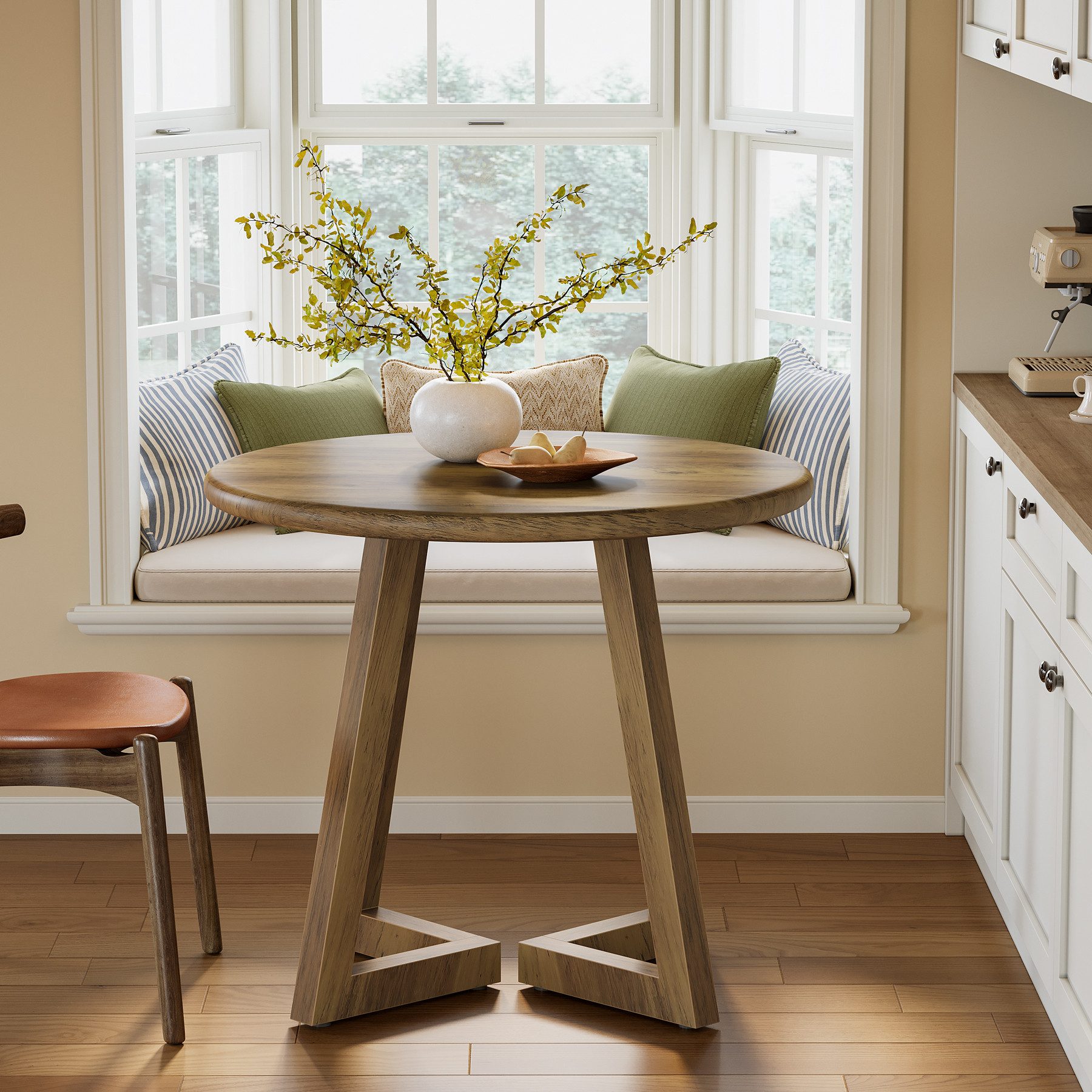 Tribesigns Esstisch Kleiner Runder Esstisch für günstig online kaufen