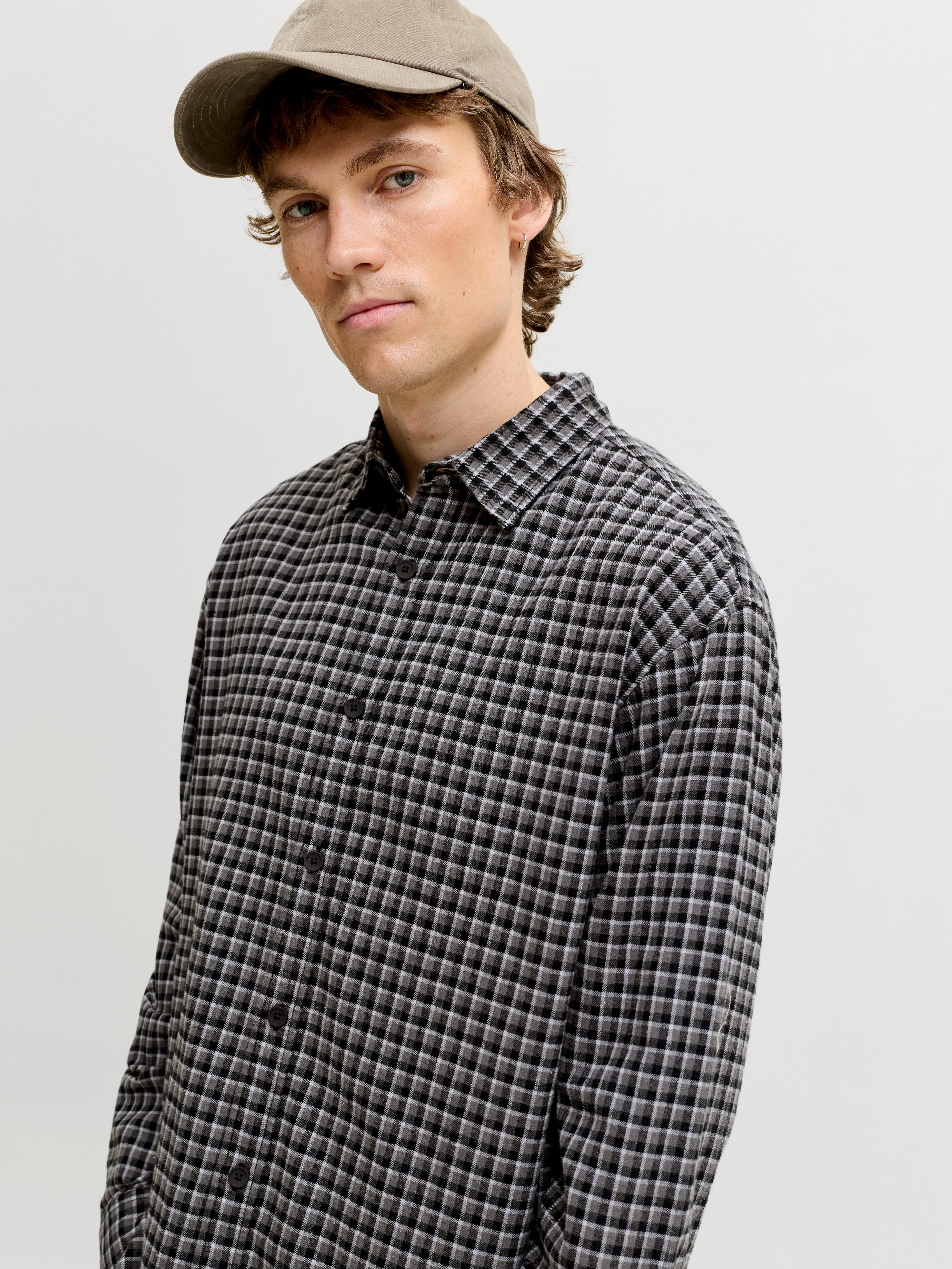 Jack & Jones Langarmhemd JJCARTER CHECK SHIRT LS SN Baumwolle, relaxed fit – Bild 2 von 5
