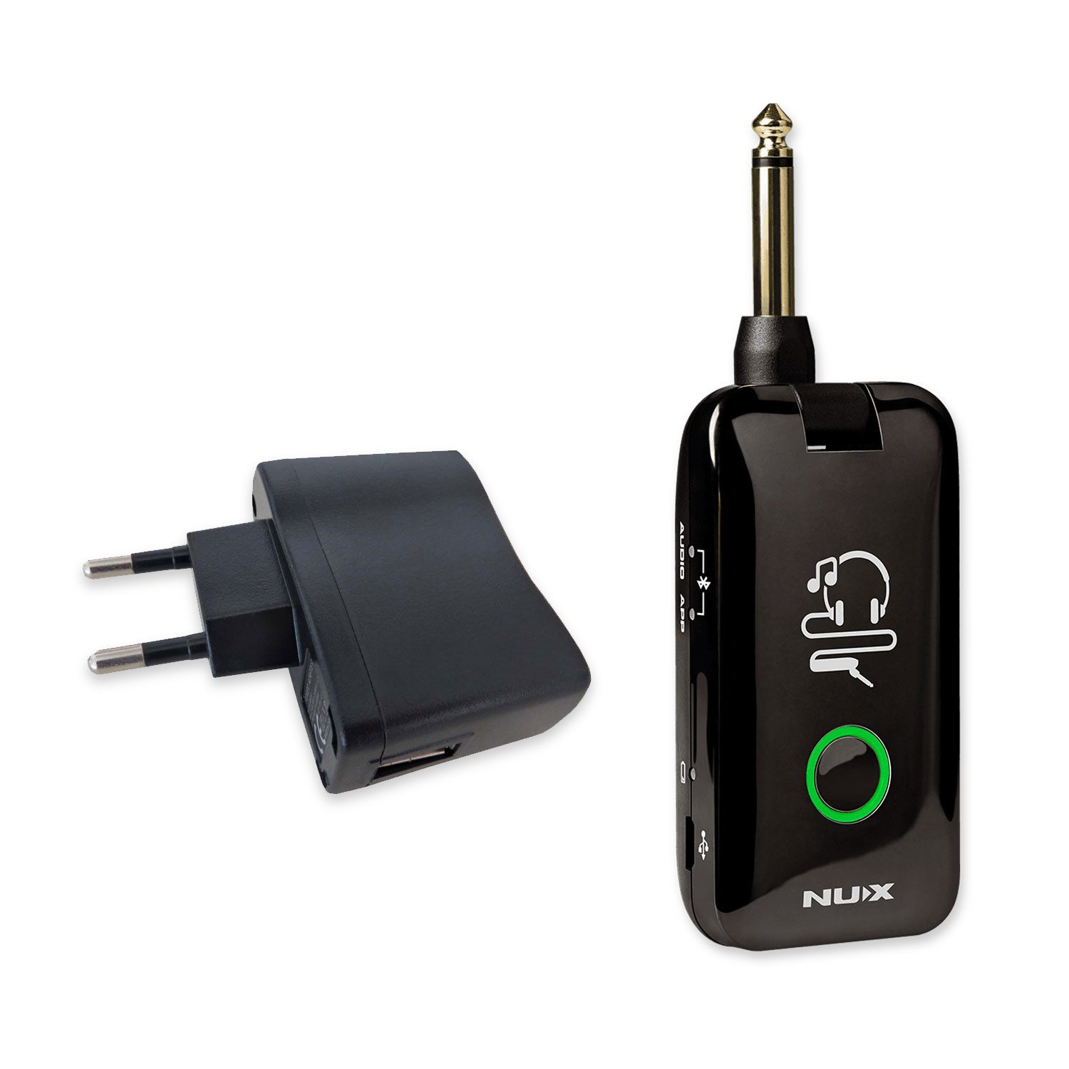 Nux Nux Mighty Plug Amp-Plug für Gitarre mit Netzteil Kopfhörerverstärker