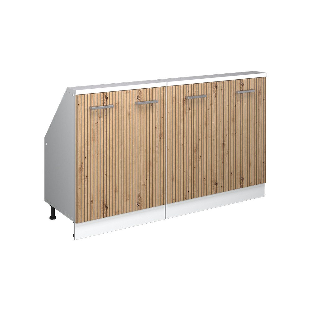 Vicco Unterschrank R-Line, Artisan Eiche/Weiß, 140 günstig online kaufen