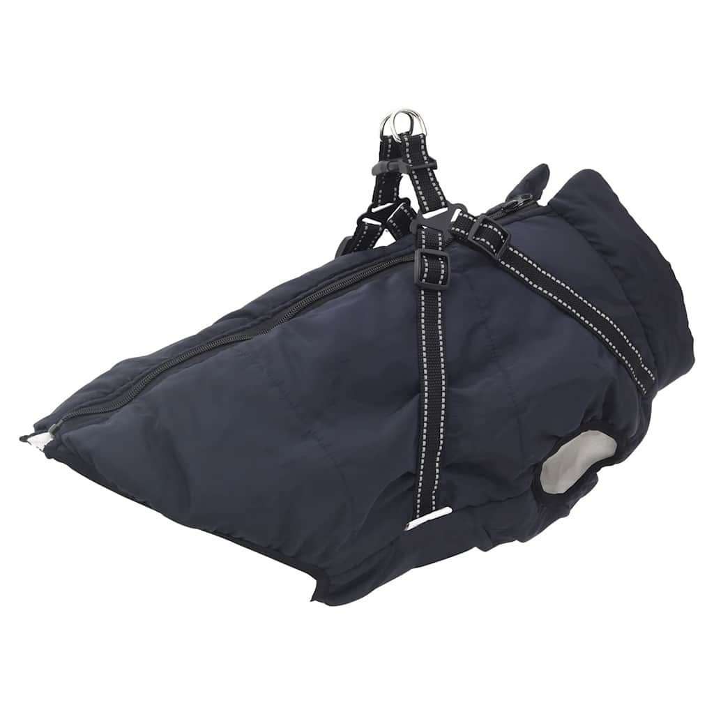 vidaXL Hundemantel, Hundemantel mit Geschirr Wasserdicht Marineblau 6XL