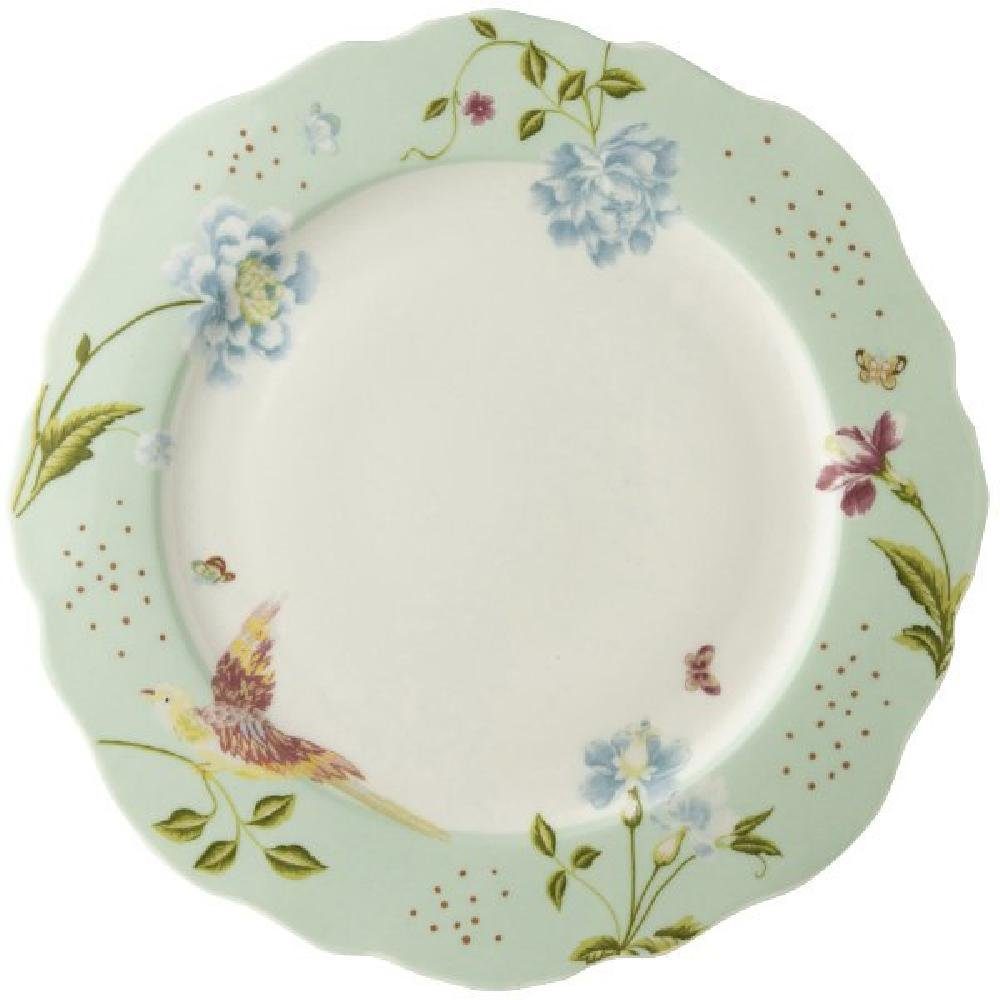 LAURA ASHLEY Heritage Speiseteller (24,5cm) Uni Festoniert Mint Teller