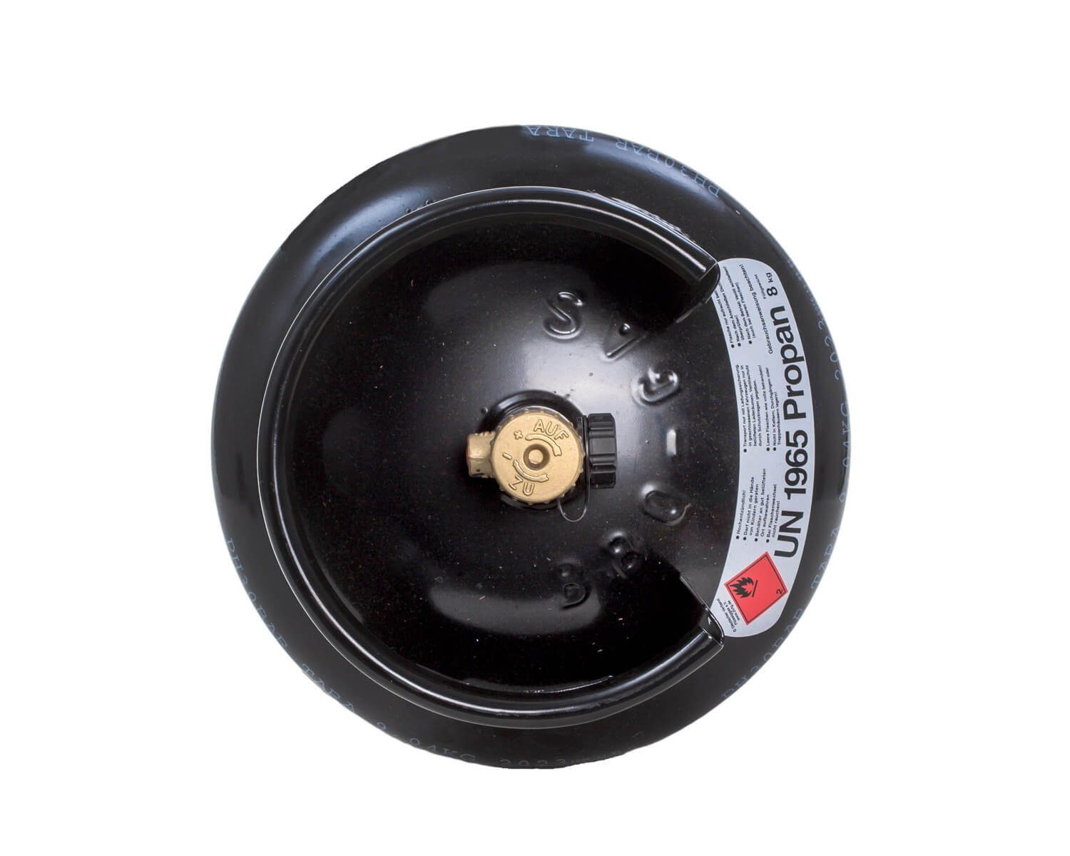 BlueCraft Gas, 8 kg Premium BBQ Propan Gasflasche ungefüllt Vollverzinkt
