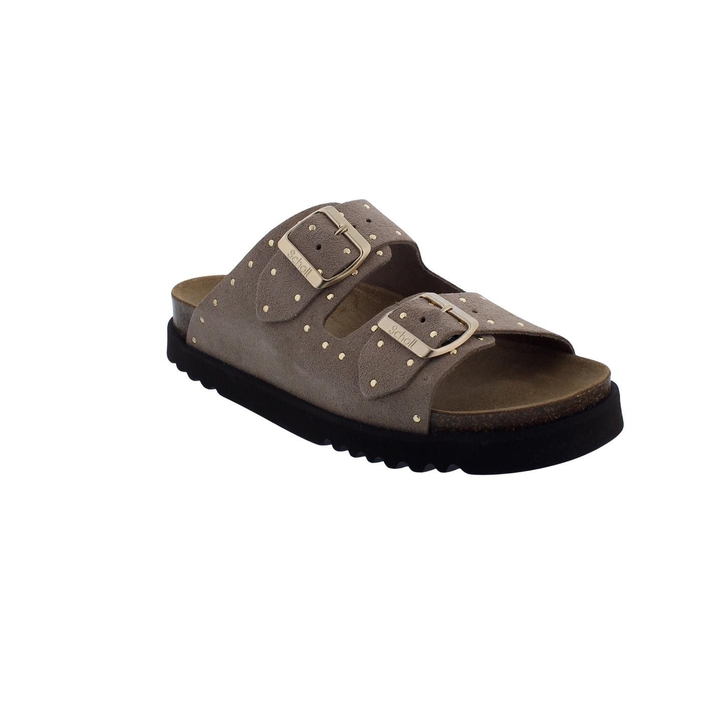Scholl Scholl Beatriz Pantolette Dark Beige günstig online kaufen