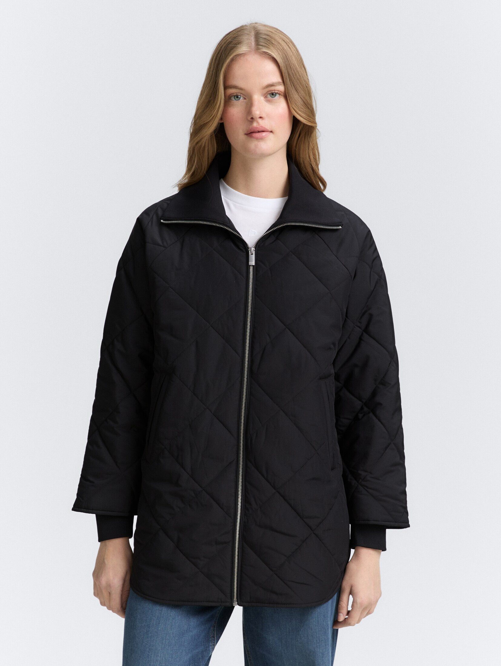 TOM TAILOR Denim Steppmantel Jacken Loose Fit Steppmantel