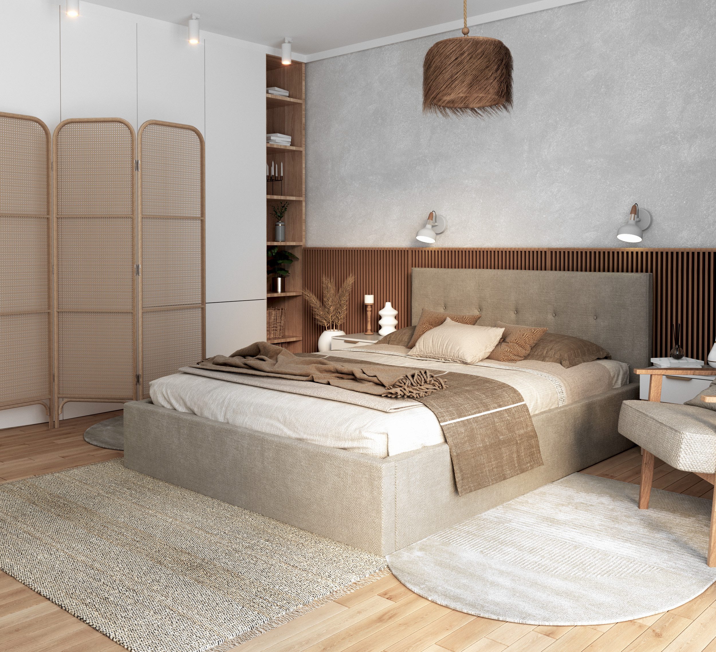 thematys Polsterbett Bett Stauraumbett 90x200, 120x200, 140x200, 160x200, 180x200cm (MADE IN EU - mit hochwertigem fein gewebter Stoff für einen zeitlosen Look, – Bild 4 von 5