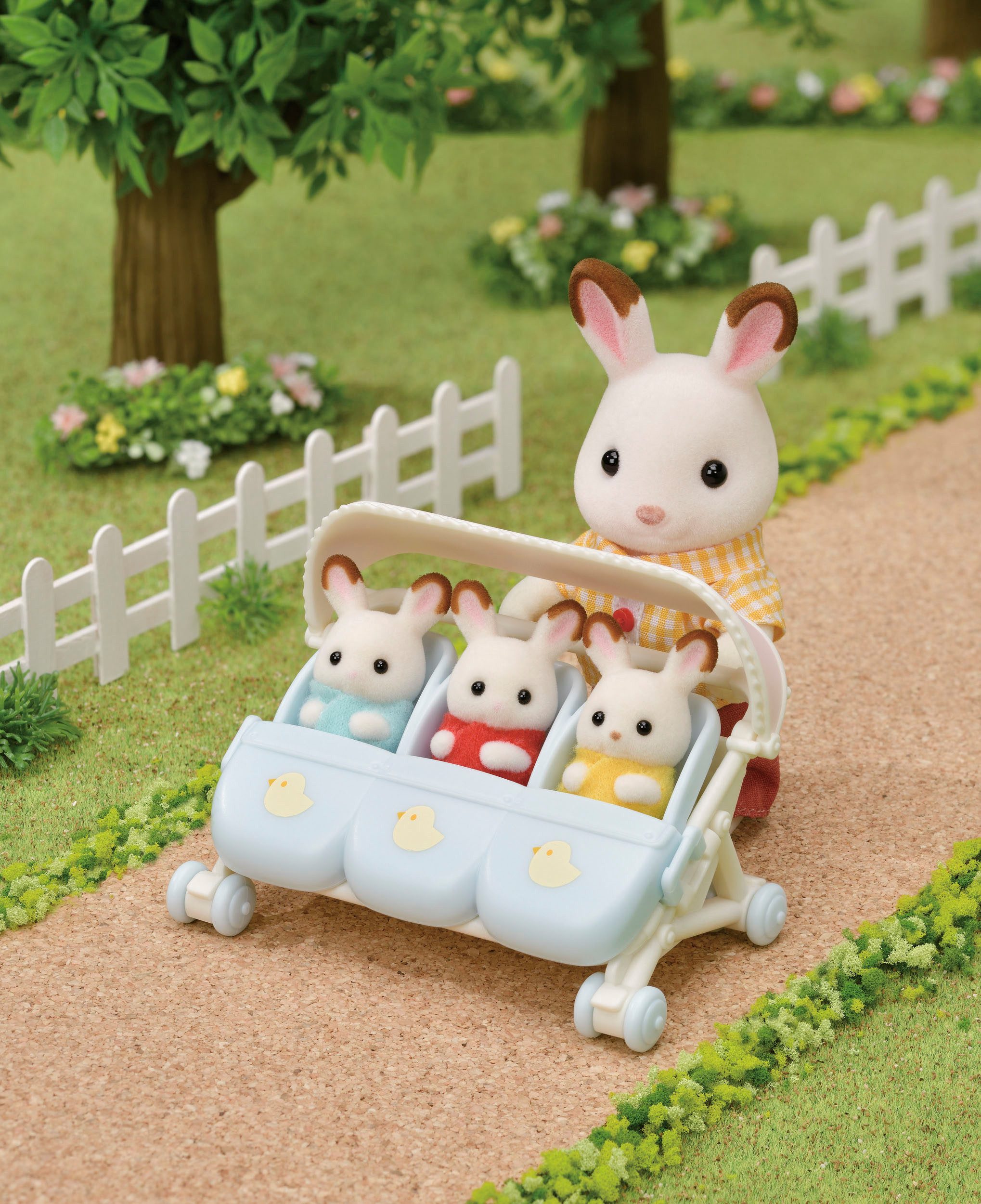 Sylvanian Families Spielwelt Drillings-Kinderwagen (5533) – Bild 5 von 5