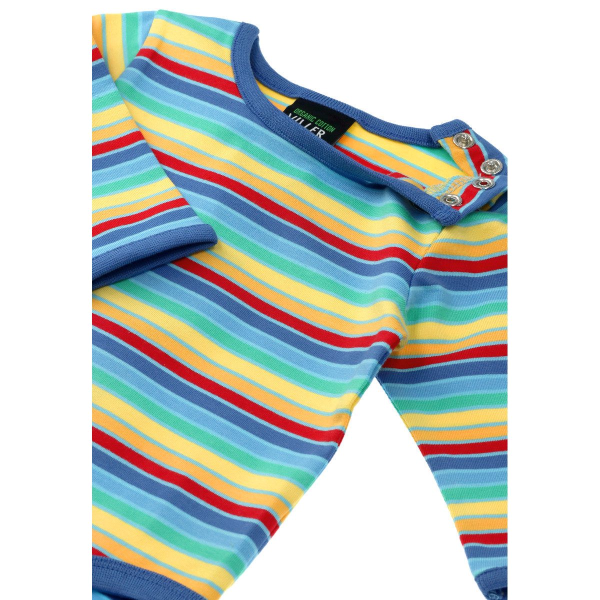 Villervalla Langarmbody Streifen Unisex Kinder (1-tlg) Langarm Einteiler, Body, Longsleeve-Body, Bodysuit, Stretchbody