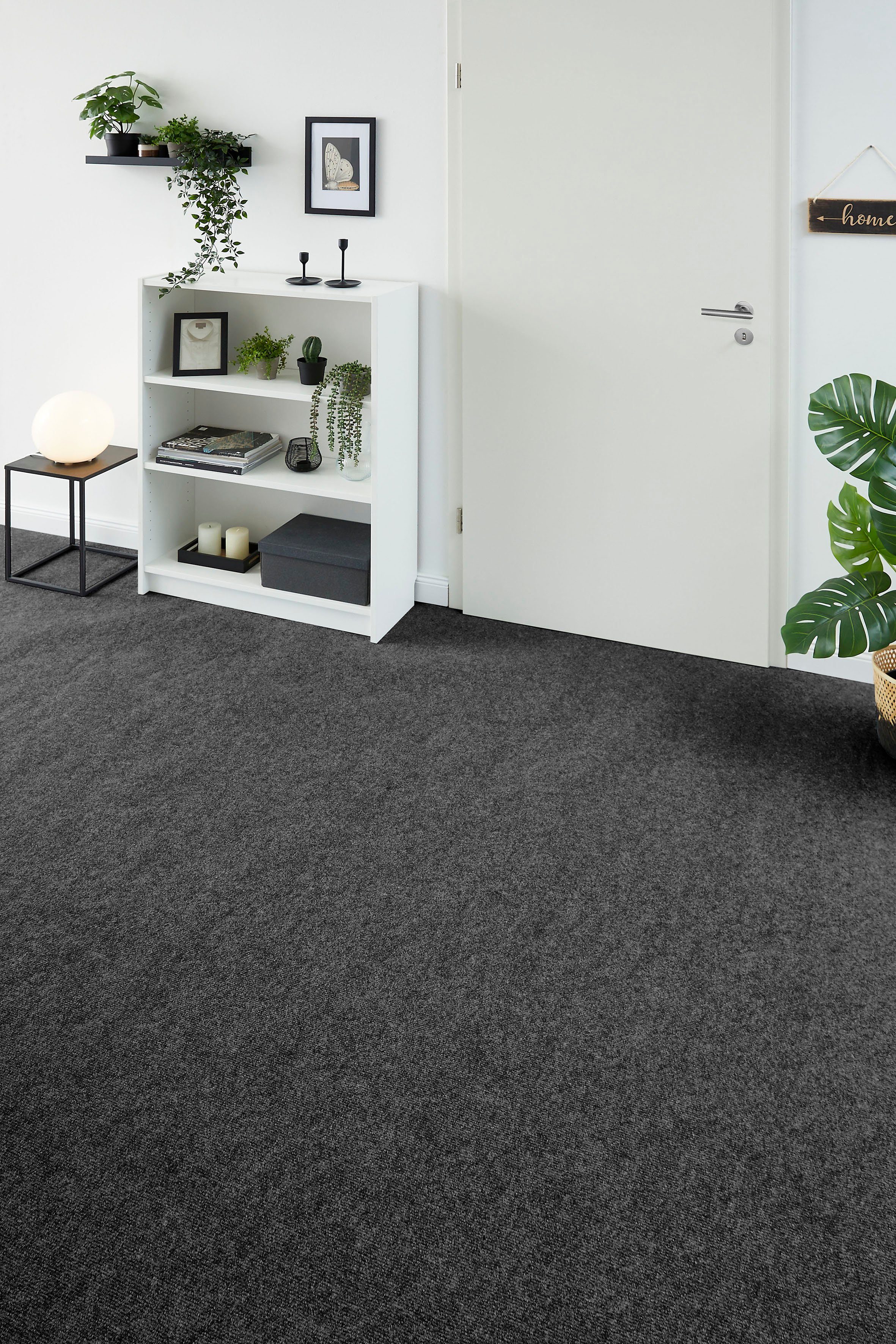 Teppichboden Nadelfilz Milo, Andiamo, rechteckig, Höhe: 3 mm, Uni Farben,  Breite 100cm oder 200 cm, strapazierfähig, Wohnzimmer