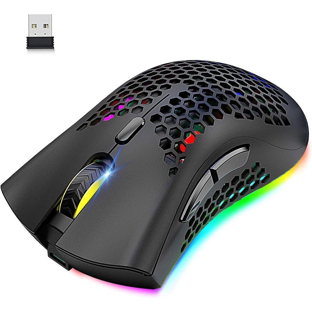 Gontence Kabellose Gaming-Maus ergonomische Maus Mäuse