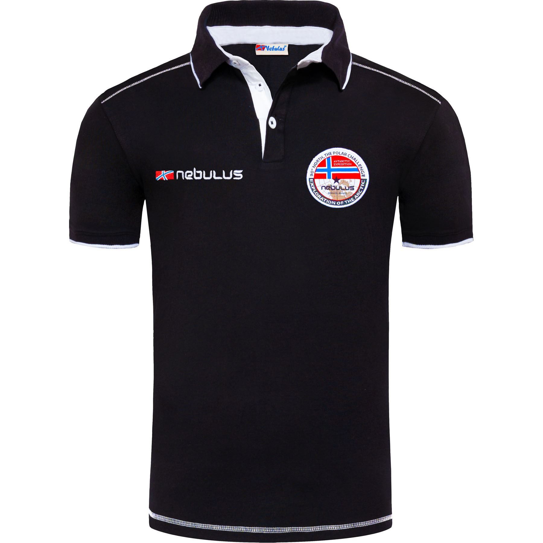 Poloshirt ISLA, P5260 - Herren, schwarz, L