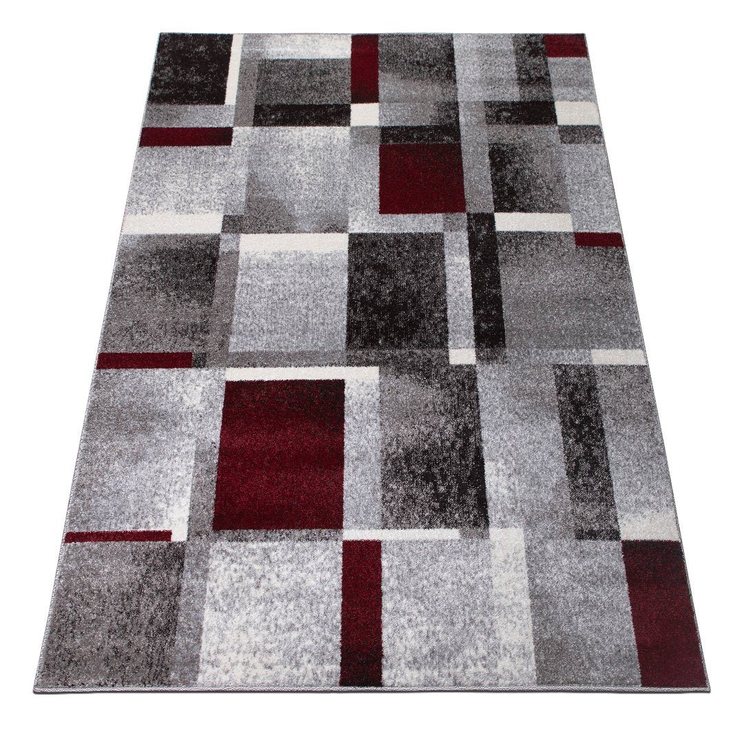 oKu-Tex Teppich Wohnzimmer, PHOENIX, Kurzflor, modernes Design, Kurzflortep günstig online kaufen