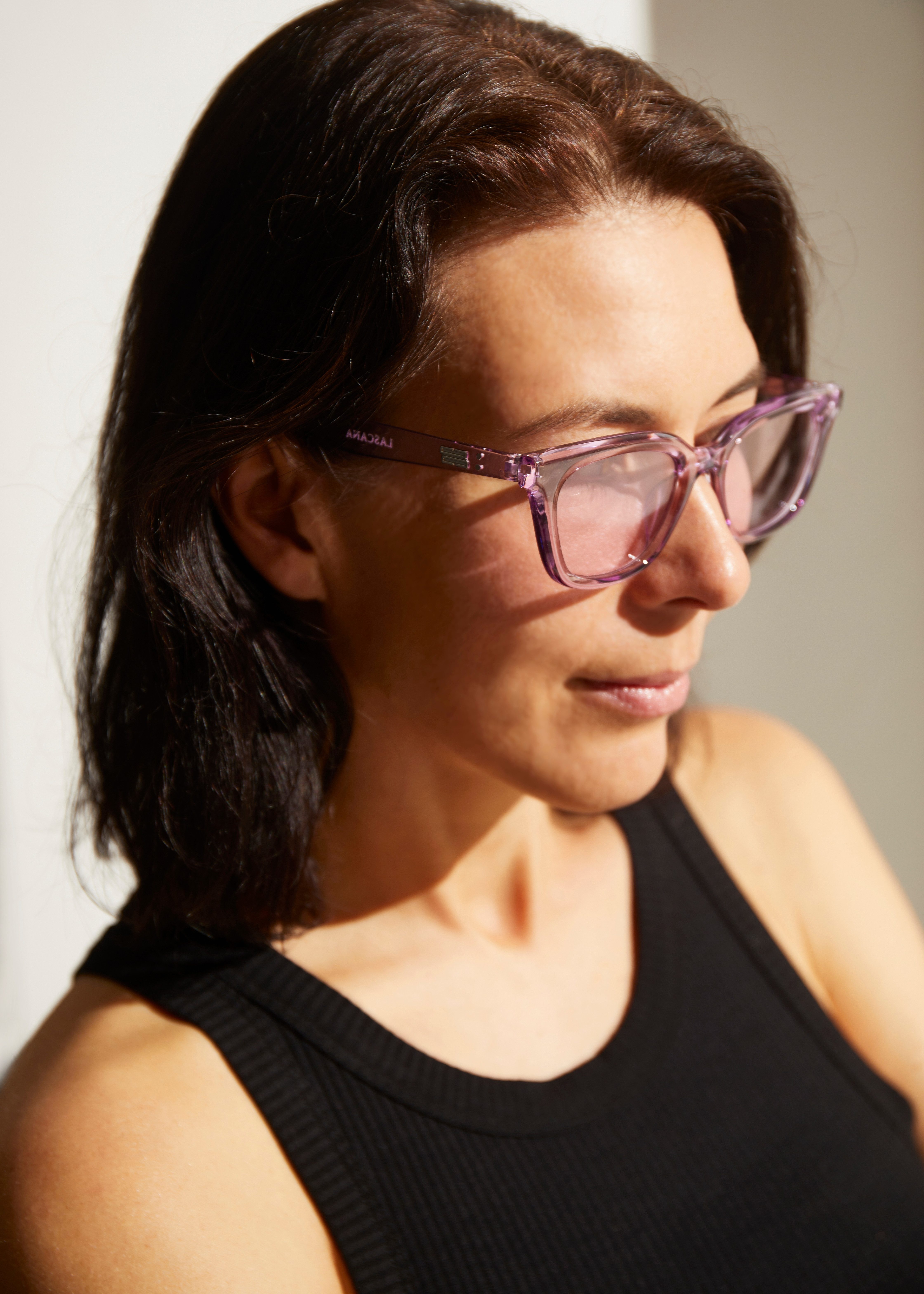 LASCANA Sonnenbrille trapezförmige Sonnenbrille Rectangular-Look, Damenbril günstig online kaufen