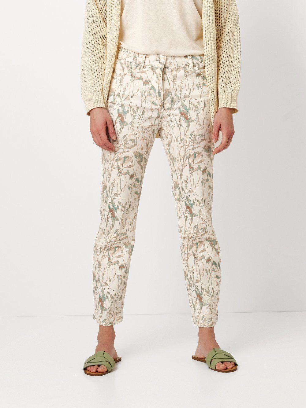 TONI 5-Pocket-Hose be loved mit Flowerprint günstig online kaufen