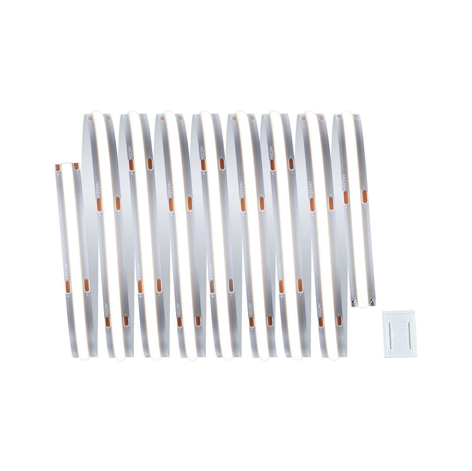 Paulmann LED-Streifen MaxLED 1000 Stripe 2,5m Daylight 6500K 30W 24V silber Kunststoff, 1-flammig, Full-Line COB