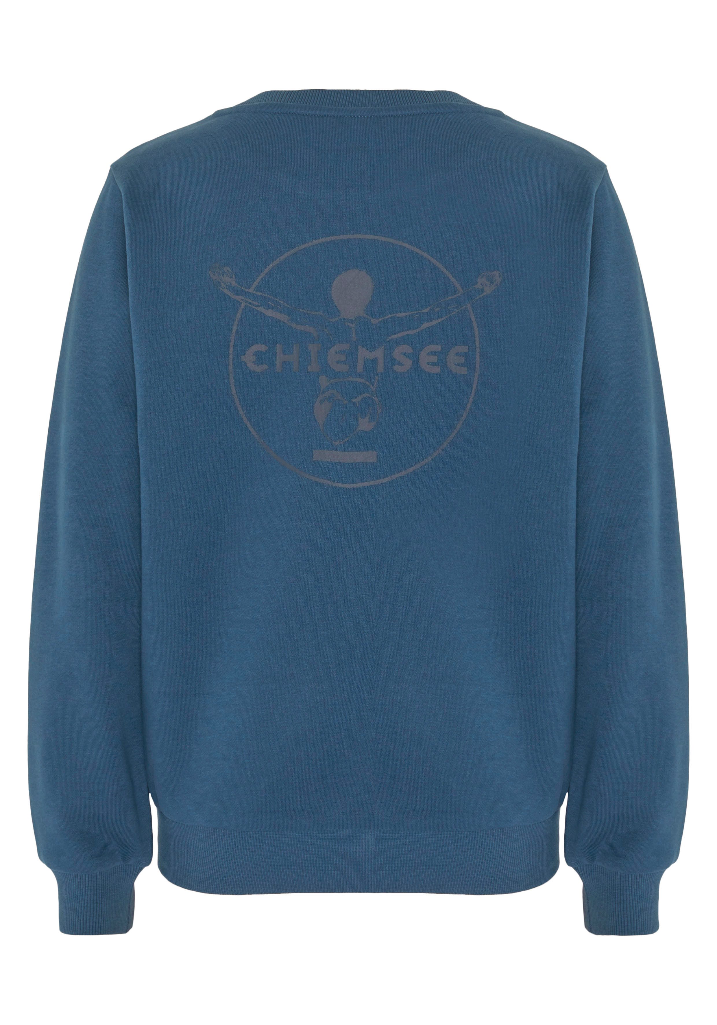 Chiemsee Sweatshirt - mit großem, tonalen Logo Rubber Print auf dem Rücken