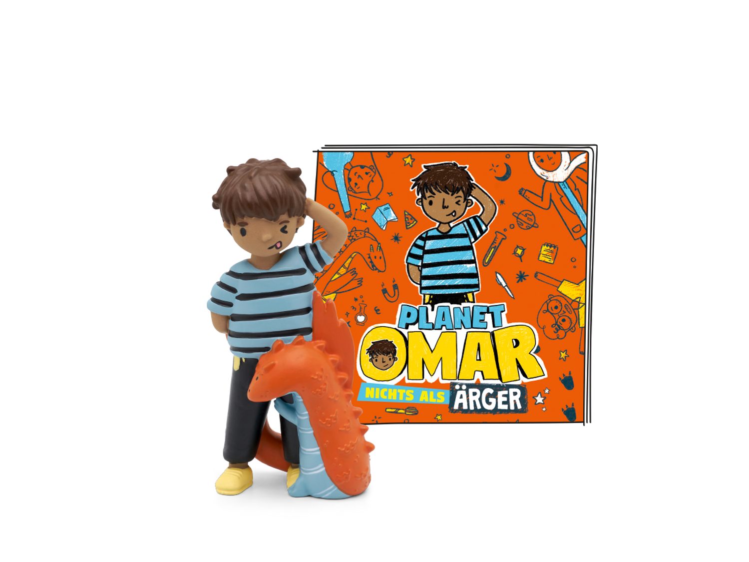 tonies Hörspielfigur Planet Omar, (für die Toniebox, 1-St., Magnethaftend & handbemalt), Hören, Spielen & Sammeln