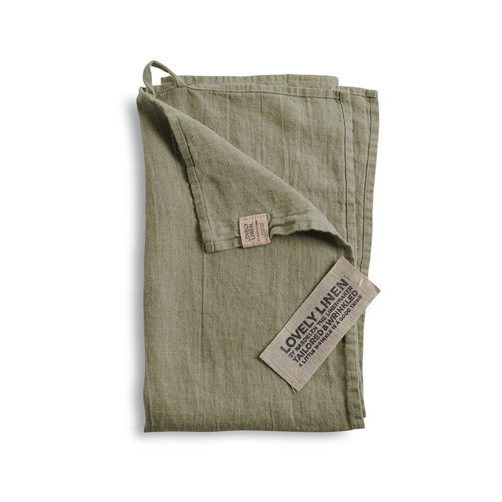 Leinen Linen 100% Geschirrtuch x Lovely cm, 45 Lovely Handtuch avocado Linen 70