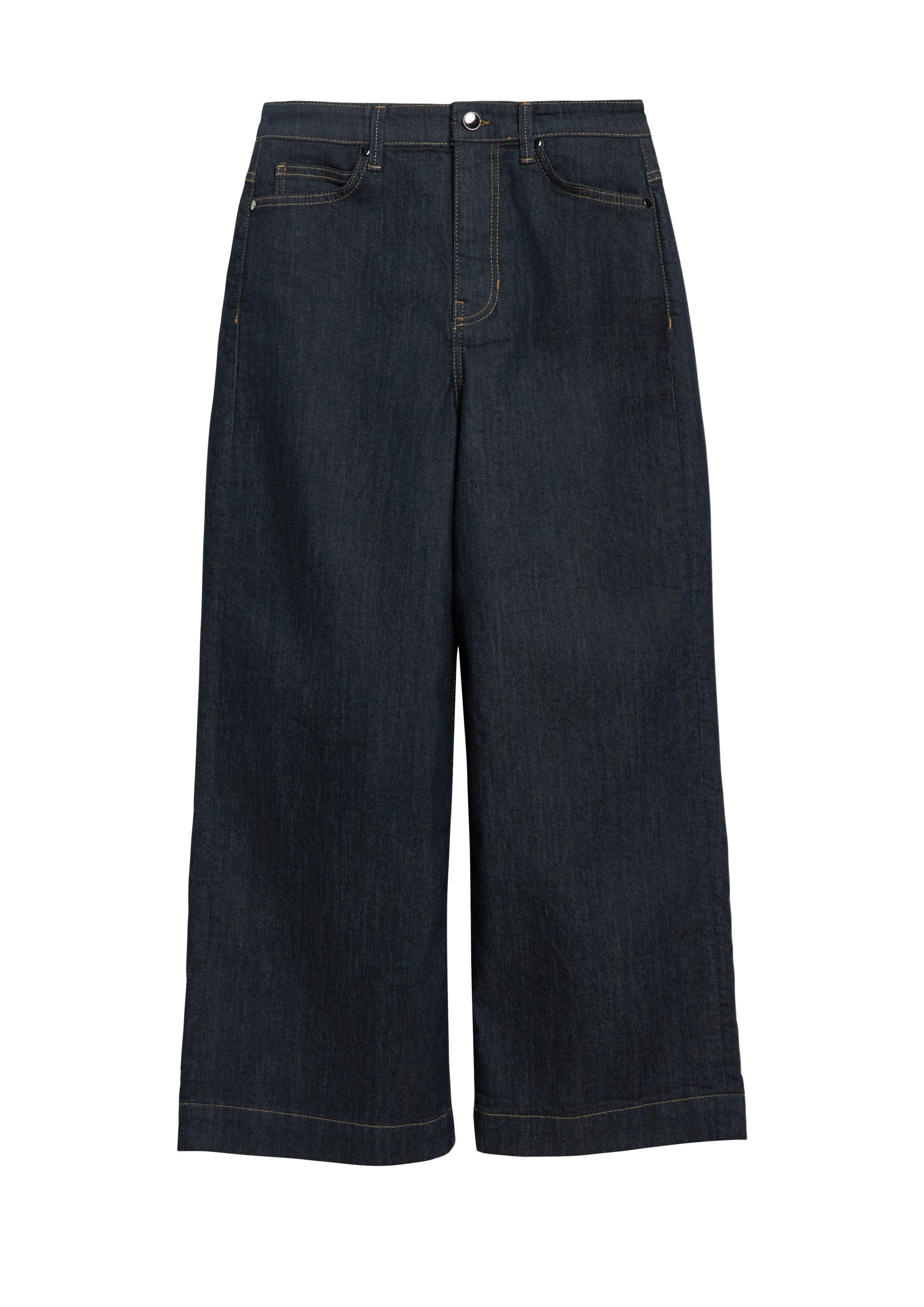s.Oliver Weite Jeans Jeans-Hose SURI Cropped-Jeans Suri / Regular Fit / High Rise / Wide Leg