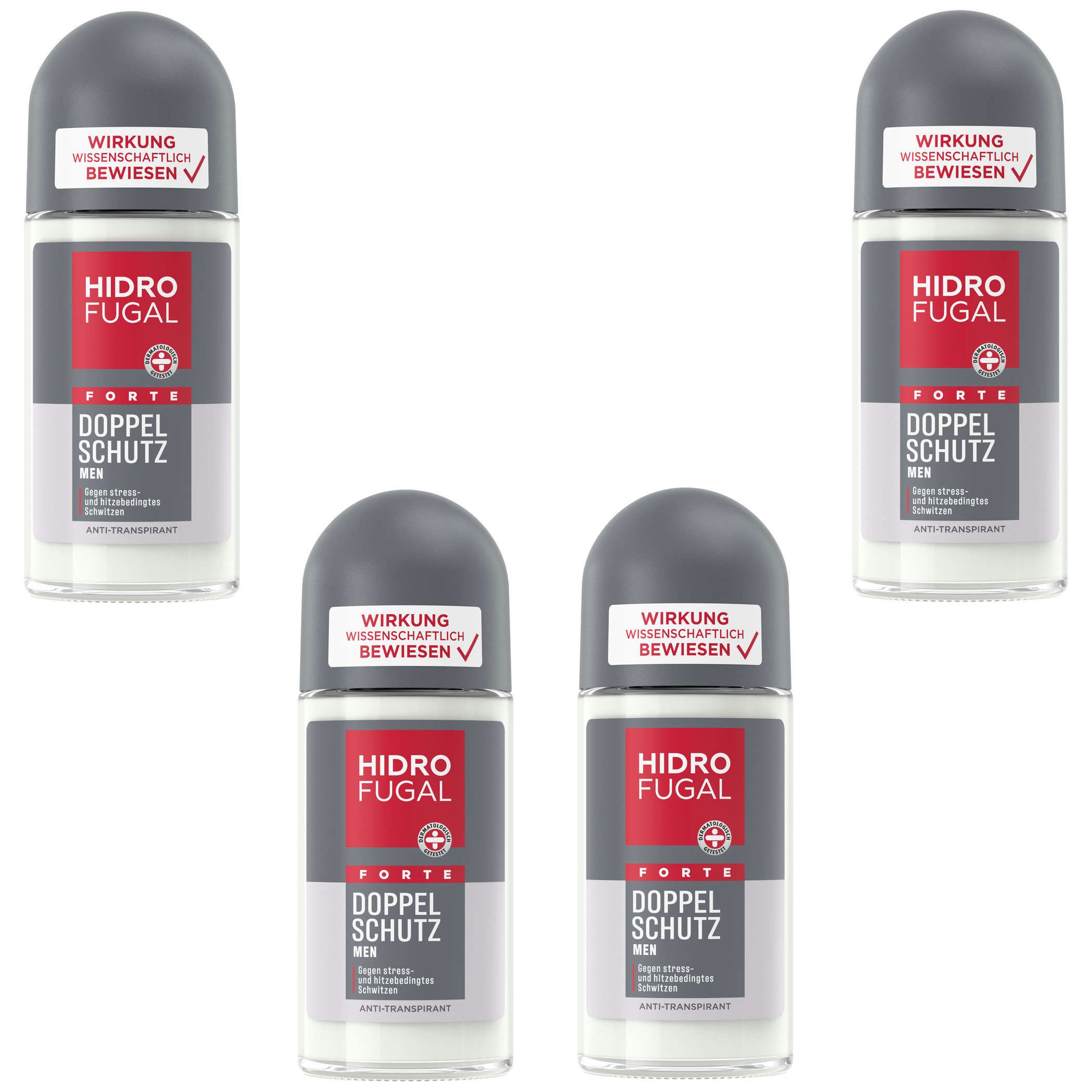 Deo-Roller HIDROFUGAL MEN DOPPEL SCHUTZ 4 x 50ml
