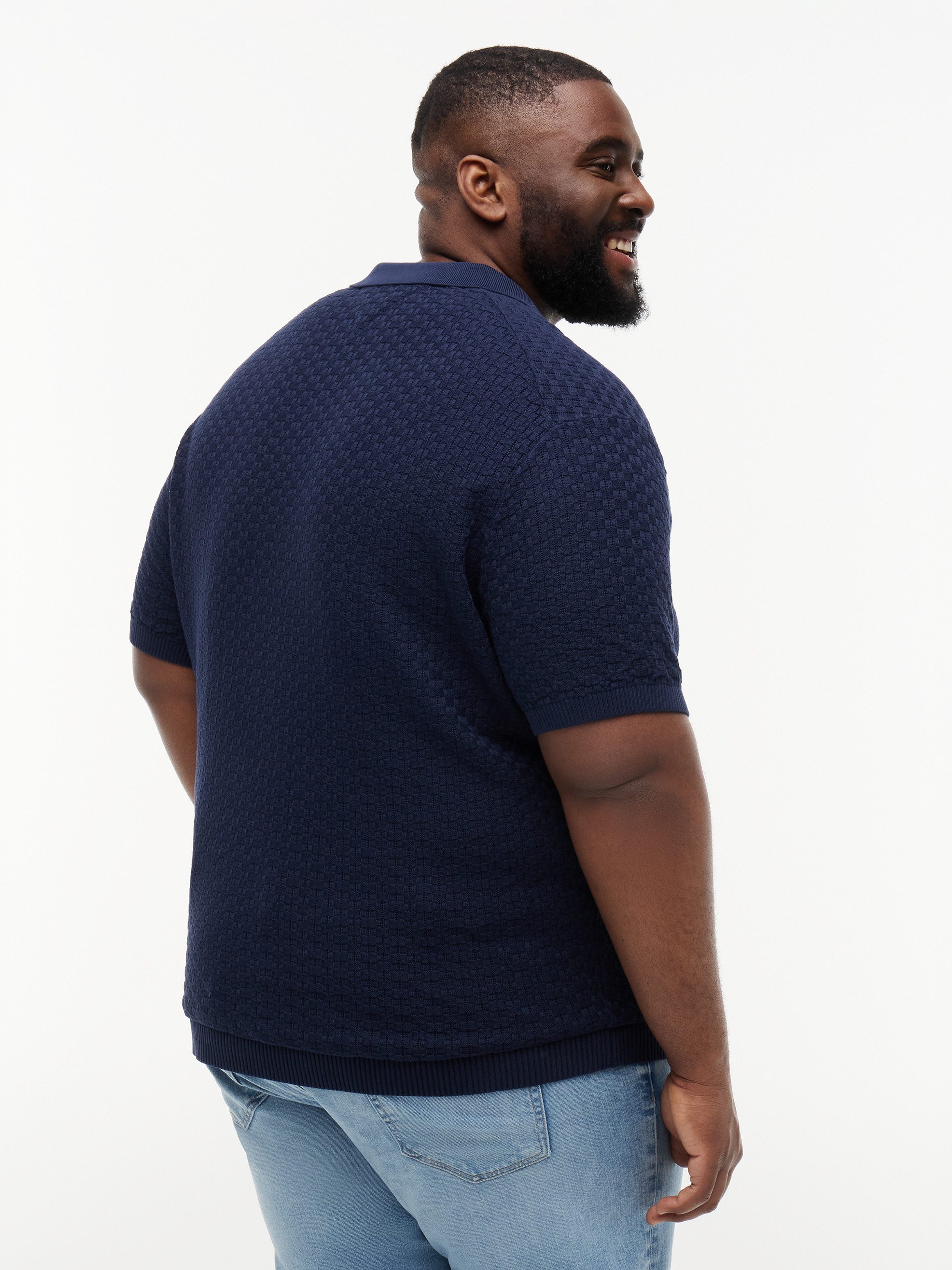 Tommy Hilfiger Big & Tall Poloshirt BT-GMD STRUCTURE Große Größen, mit Struktur