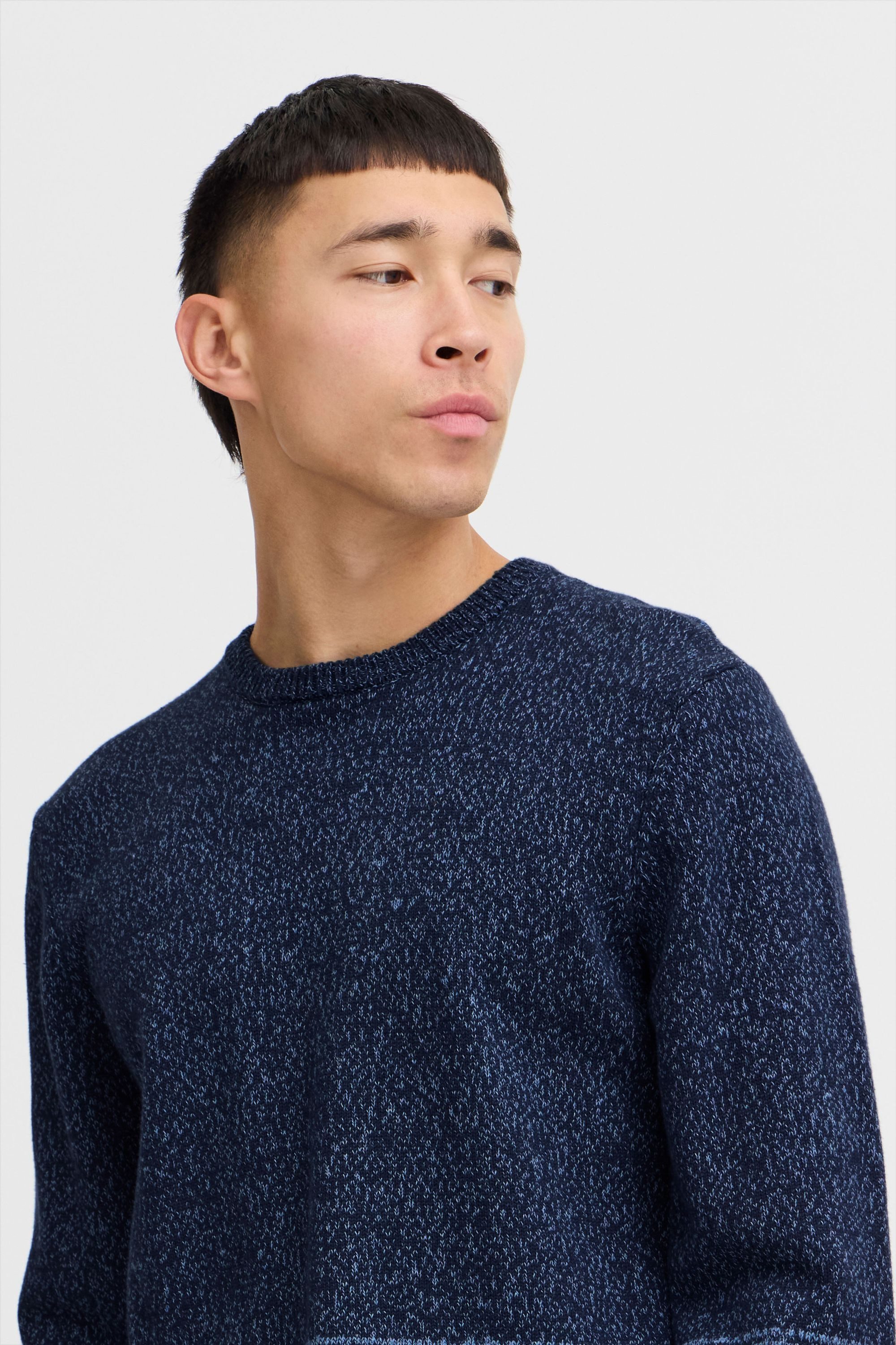 Blend Strickpullover BHPullover Klassischer Grobstrickpullover