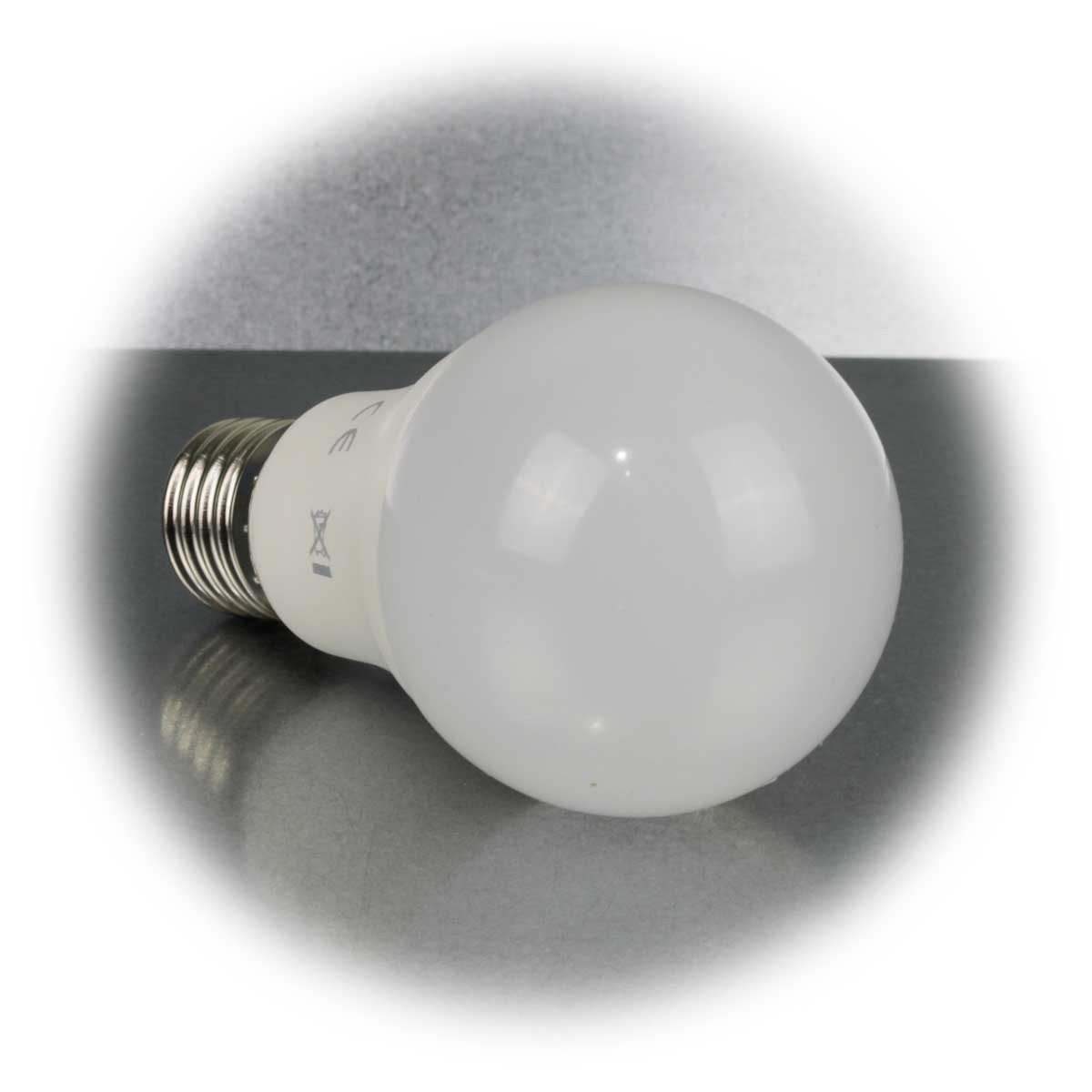 ChiliTec LED-Leuchtmittel LED Glühbirne E27 "G70-DM" warmweiß 800lm 10W/230V, warmweiß