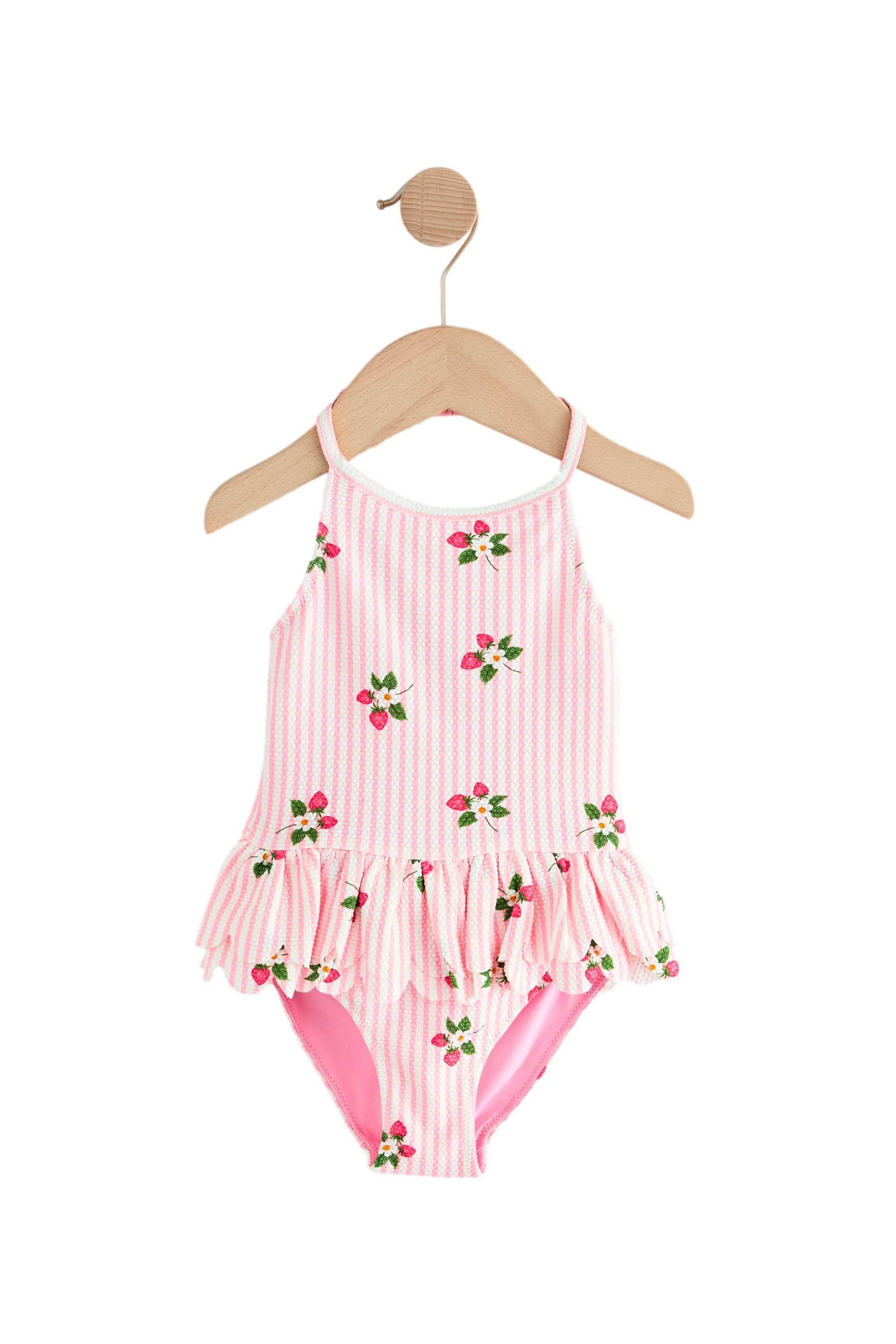 Next Badeanzug Neckholder-Badeanzug mit Schößchen (1-St)