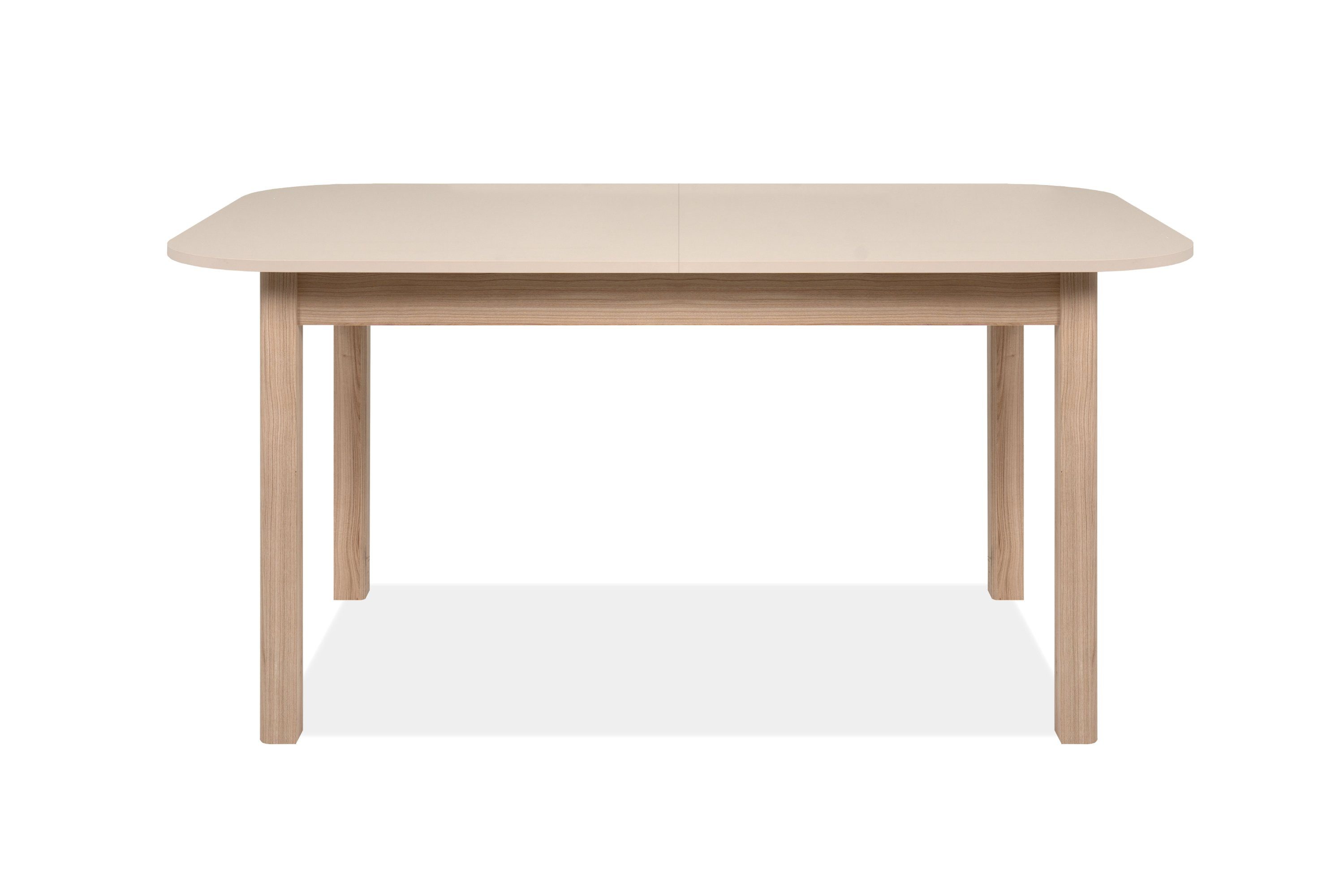 Finori Esstisch, in samt / Dekor Riva Eiche ausziehbar 160-200x76x90 cm