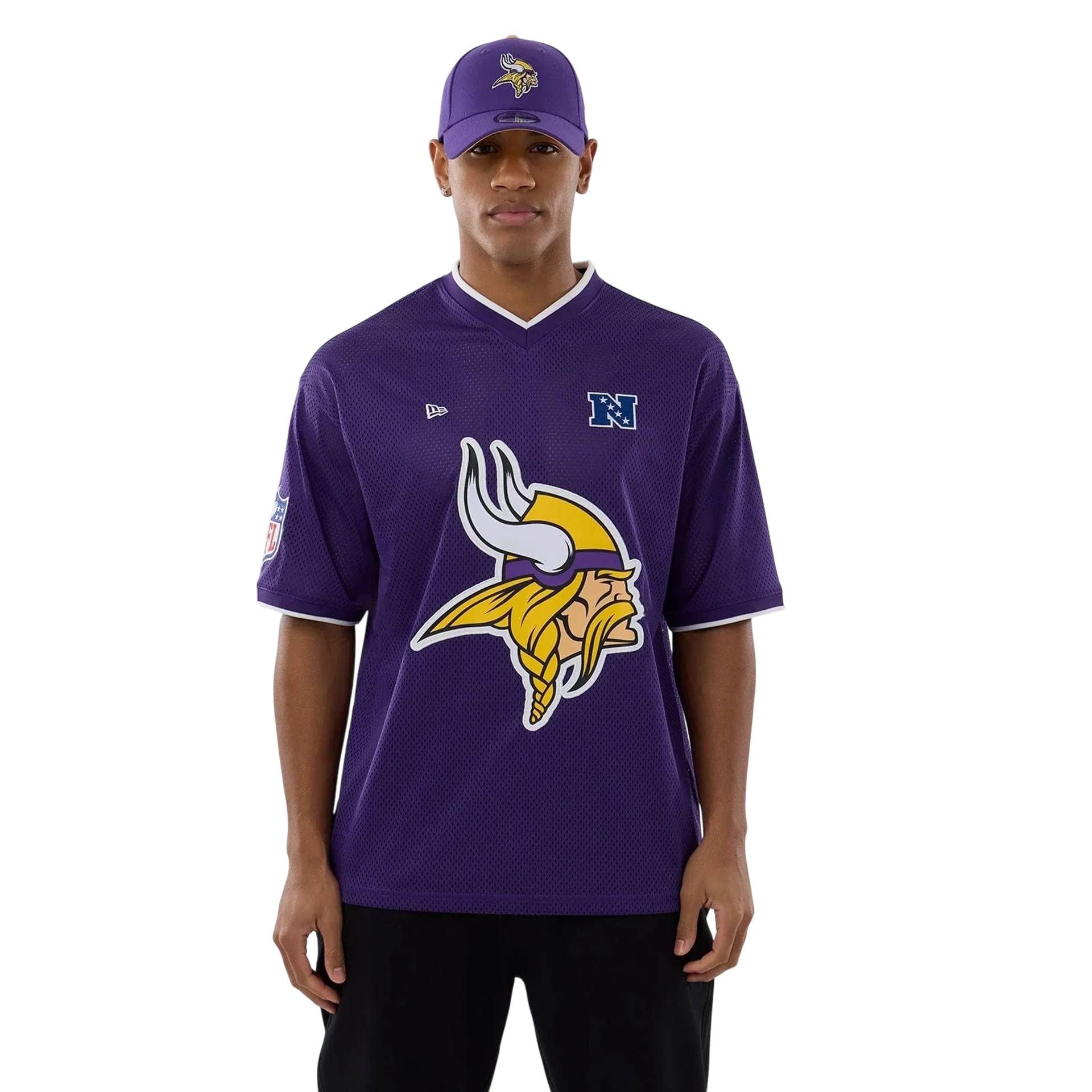 T-Shirt Mesh Oversized NFL Minnesota Vikings Logo