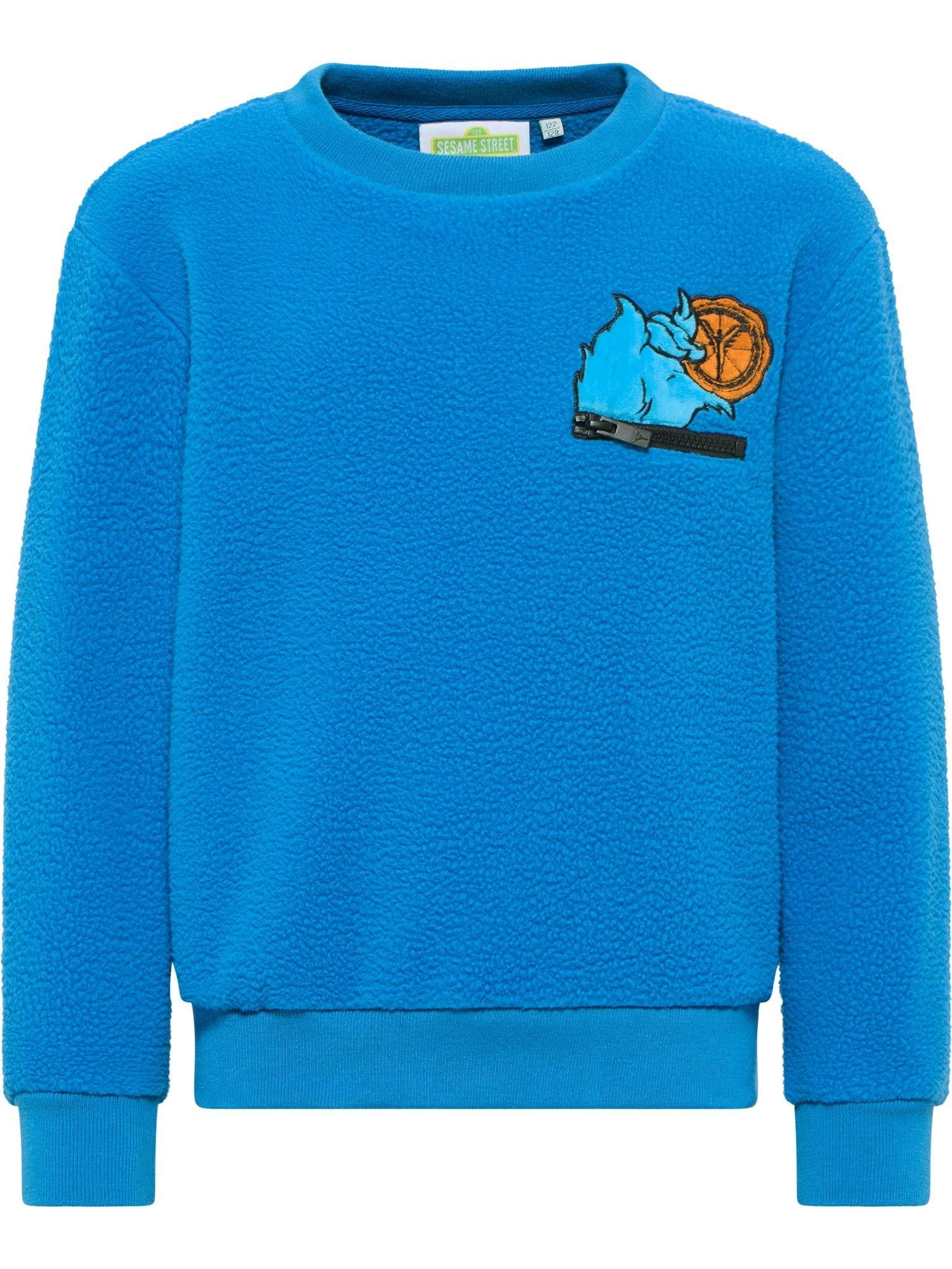 CARLO COLUCCI Sweatshirt Decker Blau