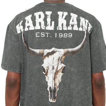 Karl Kani T-Shirt Small Signature Washed Heavy Jersey Skull M