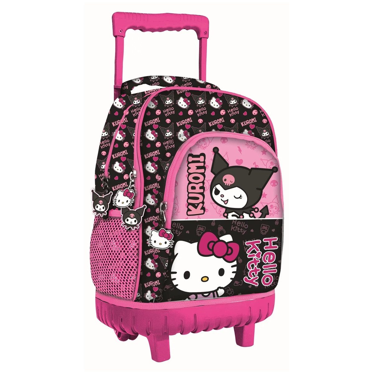 Hello Kitty Kinderrucksack Hello Kitty & Kuromi Premium Roll-Schultasche, Tasche 44 cm (1-tlg)