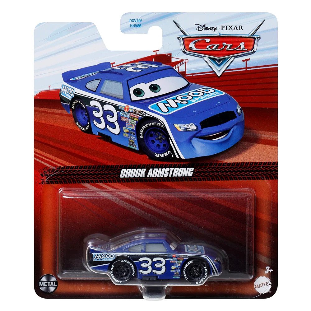 Disney Cars Spielzeug-Rennwagen Chuck Armstrong GBY23 Disney Cars Die-Cast 1:55 Fahrzeug Auto