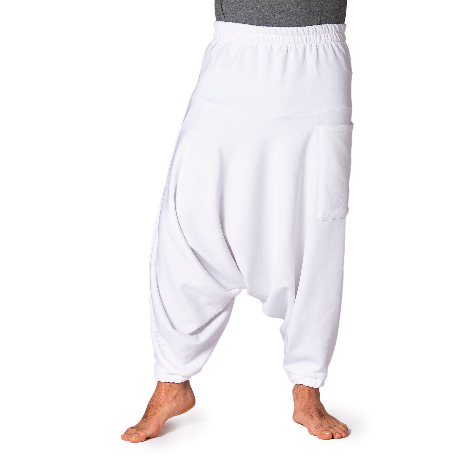 PANASIAM Pumphose Aladinhose als bequeme Chillhose aus Jogginghosen-Stoff für Herbst und Winter warm gefütterte Baumwollhose fürs Sofa oder Homeoffice