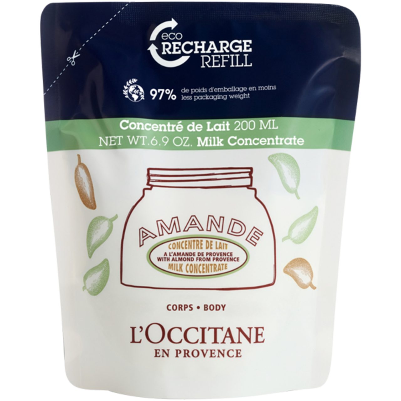 L'OCCITANE Körperpflegemittel Mandel Körpercreme Öko-Nachfüllpackung