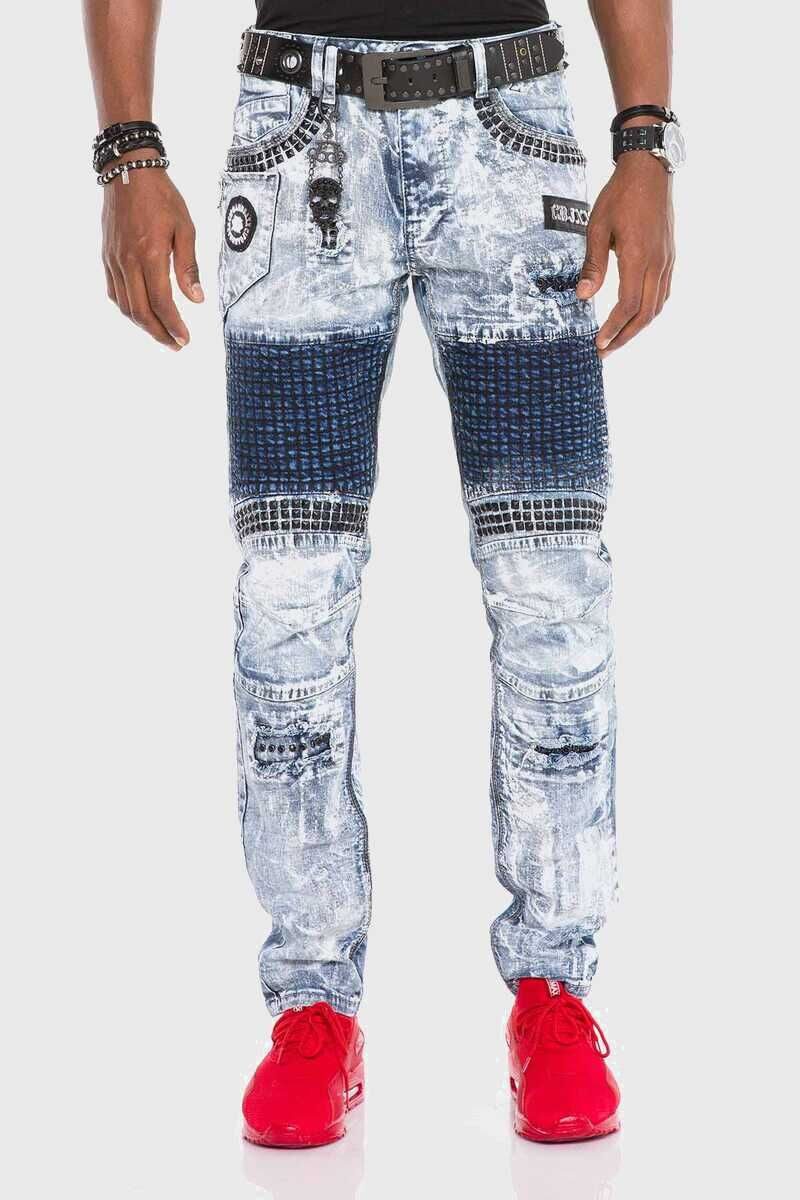 Cipo & Baxx Slim-fit-Jeans Jeans mit Ziersteinen günstig online kaufen