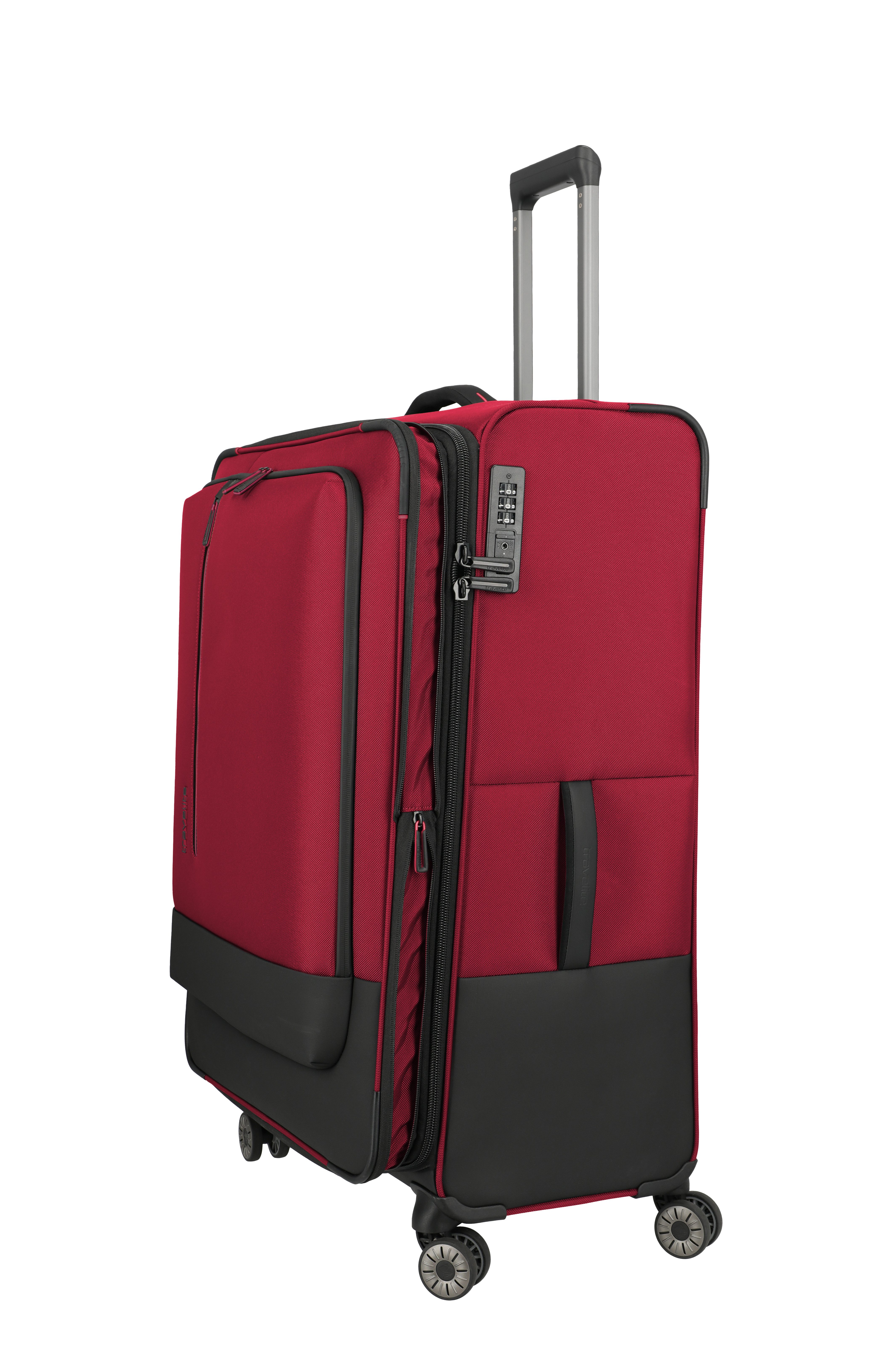 travelite Weichgepäck-Trolley CROSSLITE Reisekoffer Weichgepäck, 4 Rollen, Koffer, mit TSA-Schloss, wasserabweisendes Material