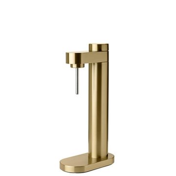 Stelton Wassersprudler Brus, brushed brass, Stilvolles dänisches Design - ohne Gasflasche