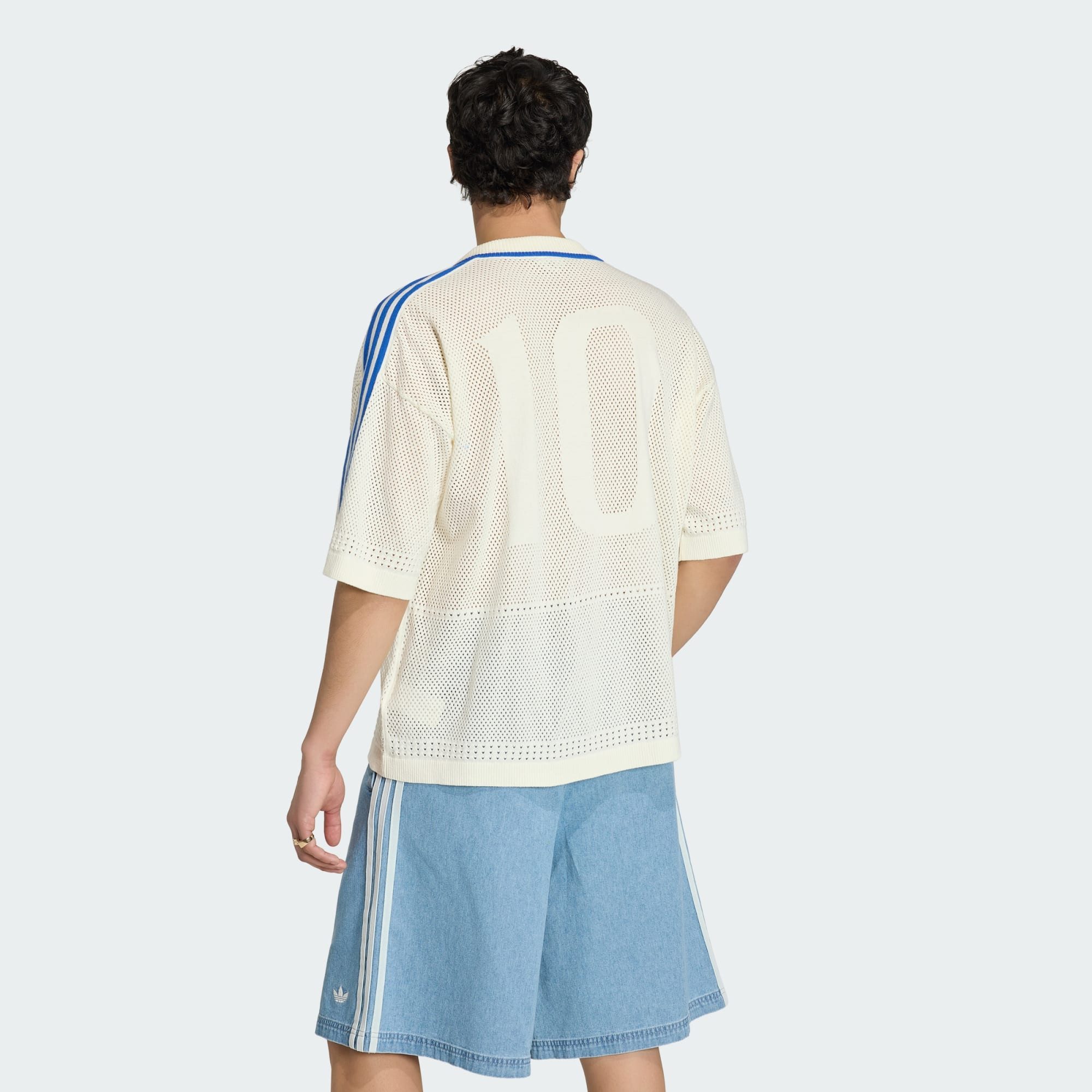 adidas Originals T-Shirt RESORT HEMD, GEWIRKTES MATERIAL (1-tlg)
